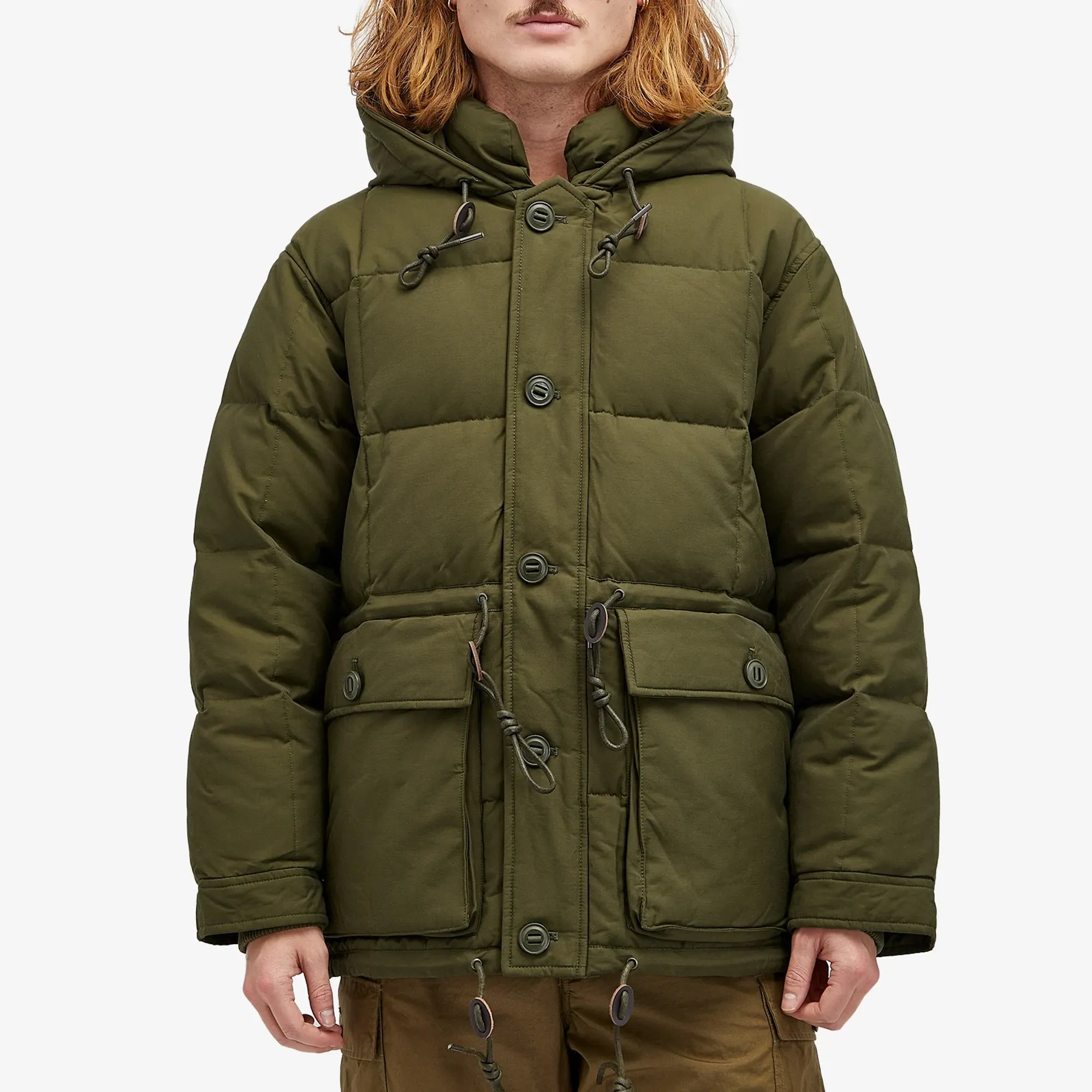 FrizmWORKS Men's Karakoram Down Jacket Olive | FZW2024FWOT033
