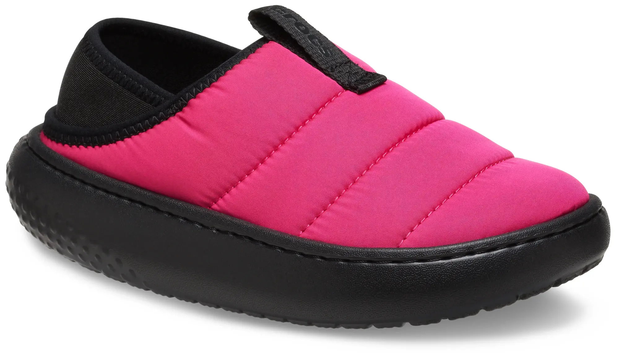 Crocs | Kids | Classic Puff Moc | Shoes | Dragon Fruit / Multi | J3
