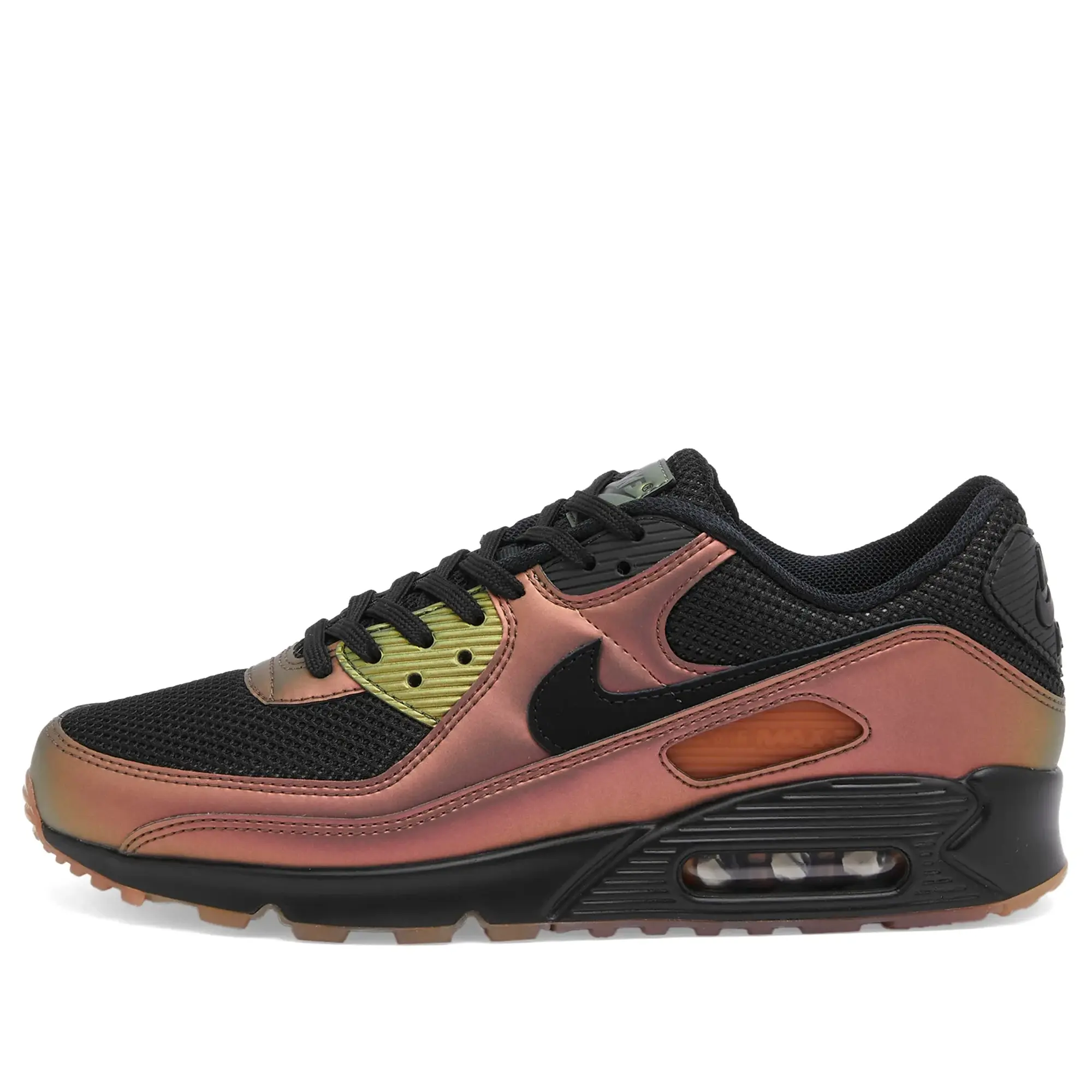 Nike Men's Air Max 90 Recraft Sneaker Black/Copper/Monarch