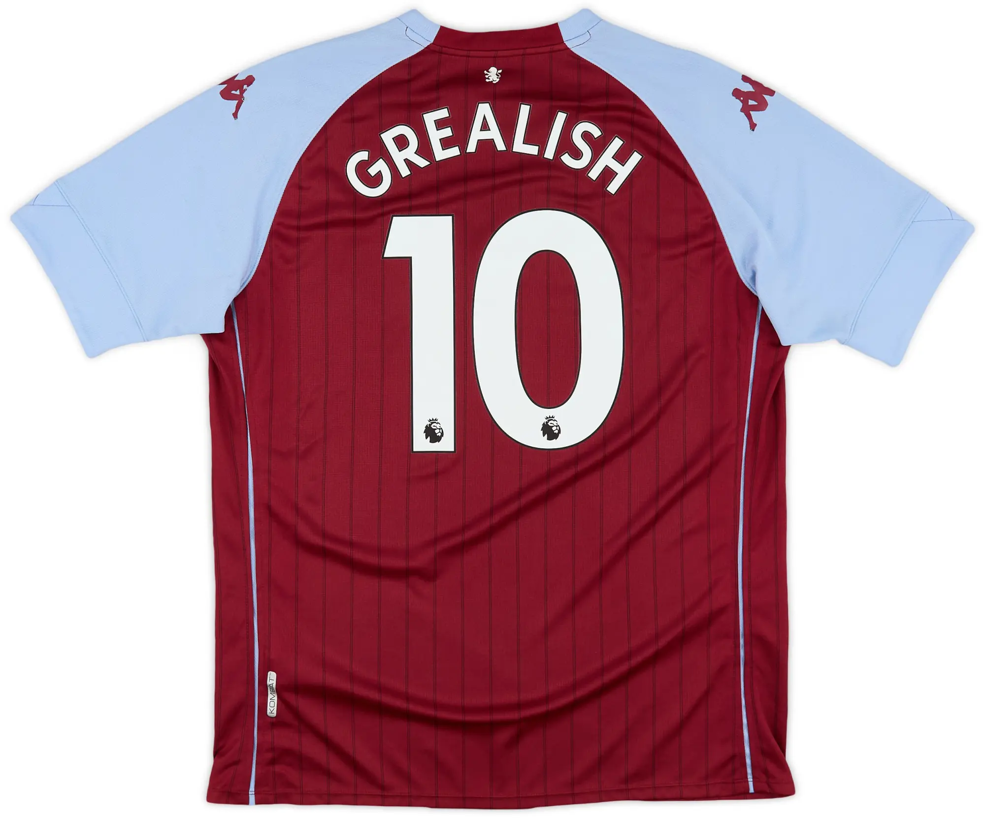 Kappa 2020-21 Aston Villa Home Shirt Grealish #10 - 6/10 - (XXL)