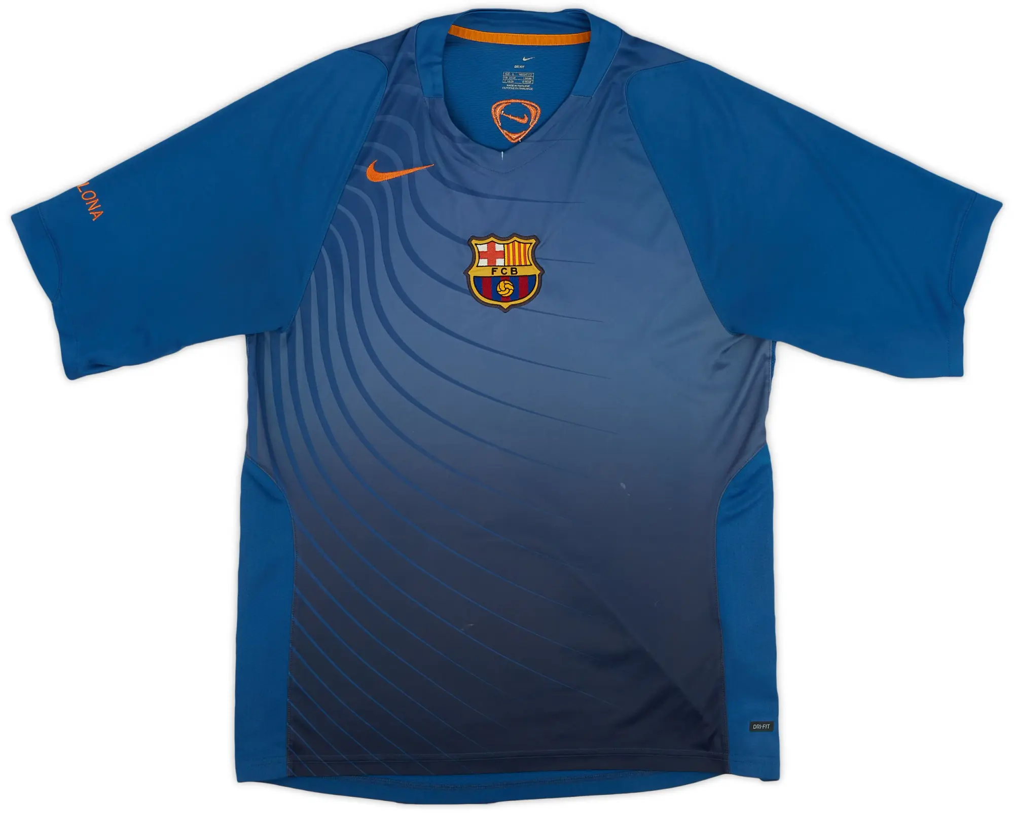 2006-07 Barcelona Nike Training Shirt - 8/10 - (M.Boys)