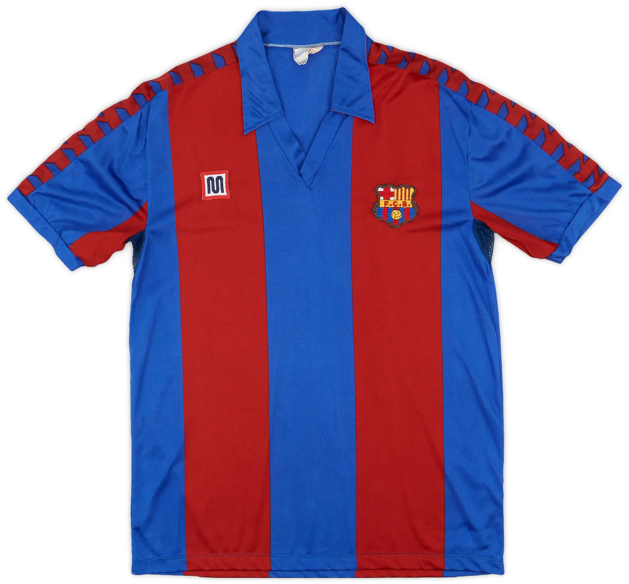 Meyba 1984-89 Barcelona Home Shirt - 9/10 - (M)