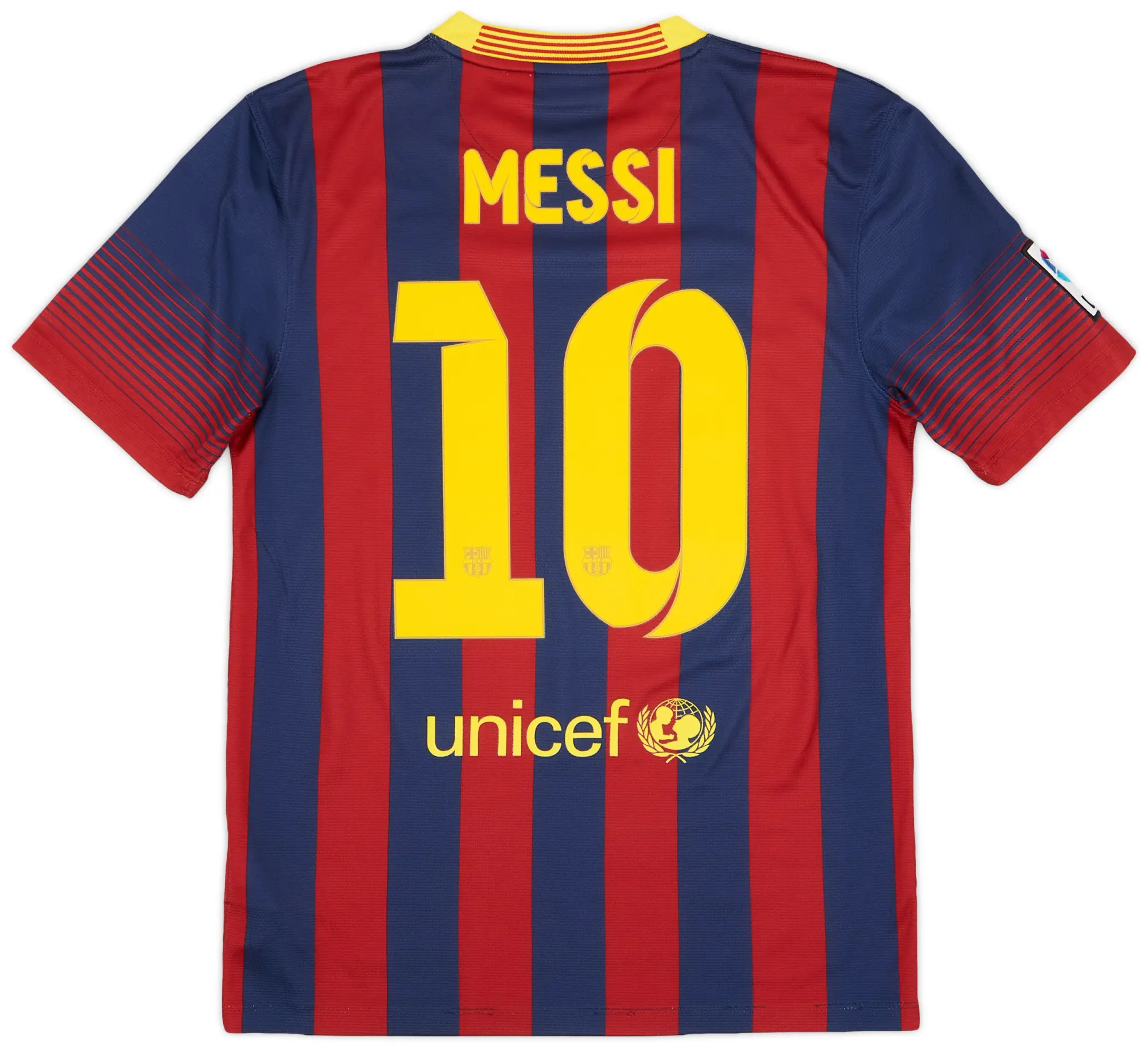 Nike 2013-14 Barcelona Home Shirt Messi #10 - 7/10 - (M)