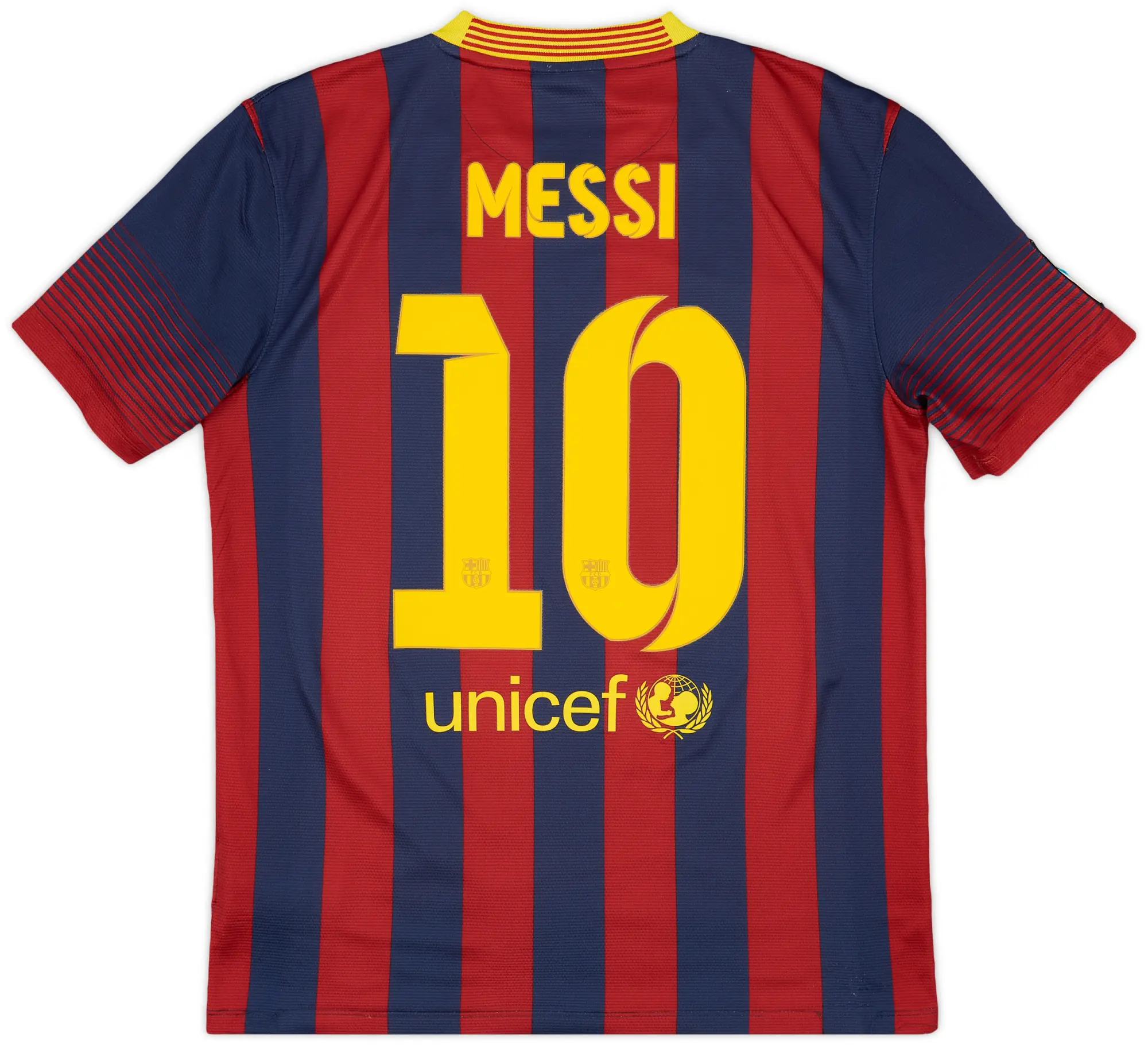 Nike 2013-14 Barcelona Home Shirt Messi #10 - 7/10 - (M)