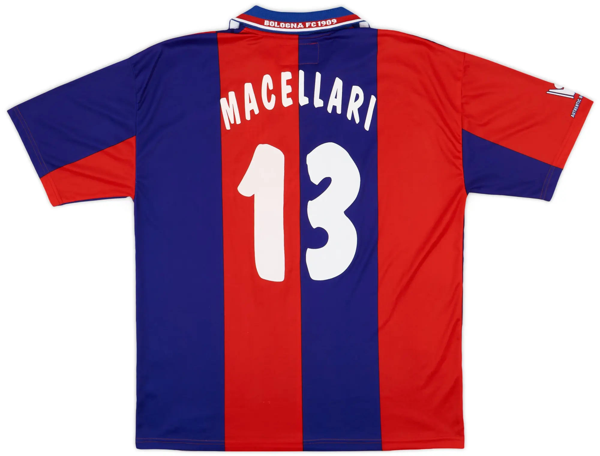 Macron 2001-02 Bologna Home Shirt Macellari #13 - 8/10 - (XL)