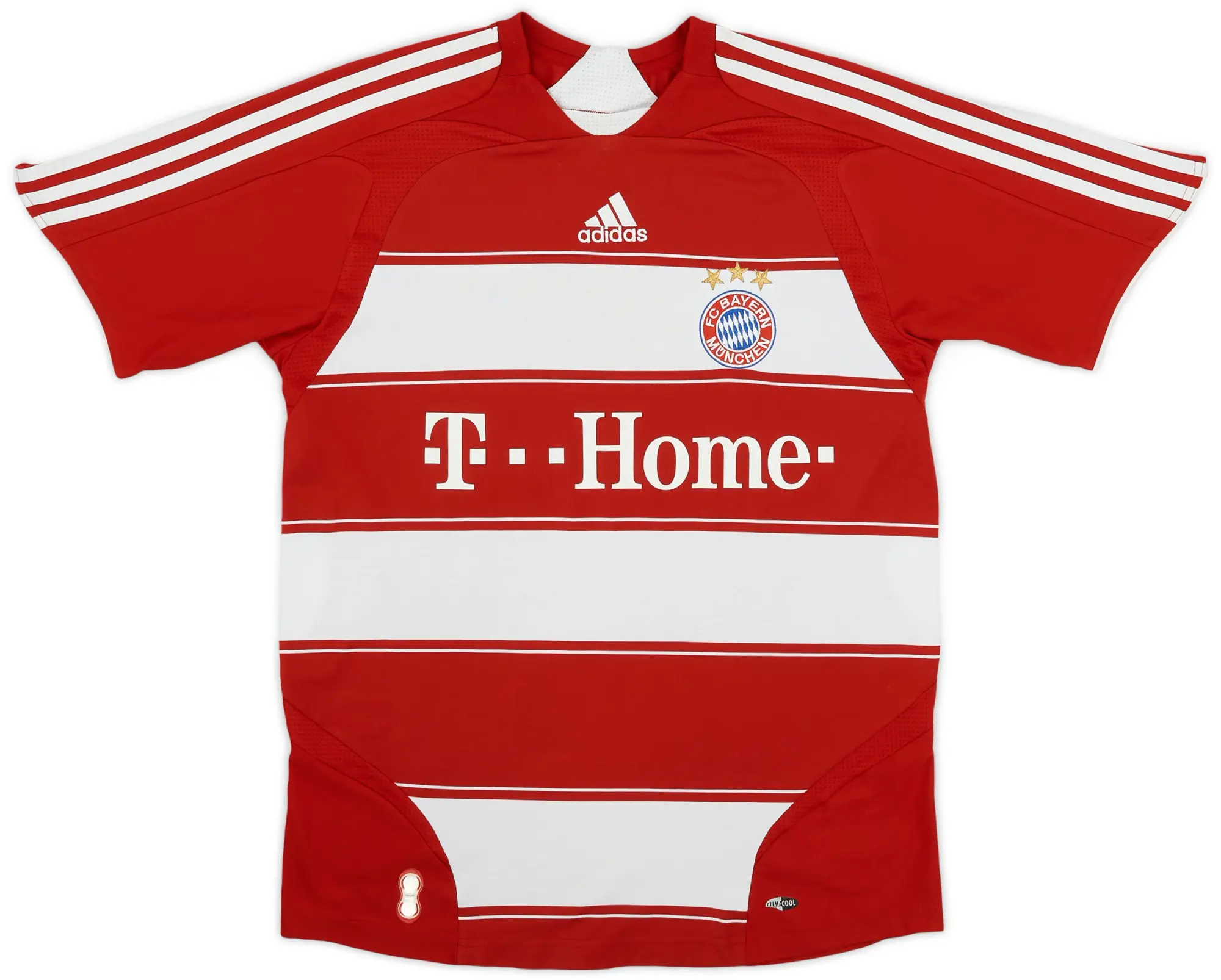 adidas 2007-08 Bayern Munich Home Shirt - 6/10 - (M)