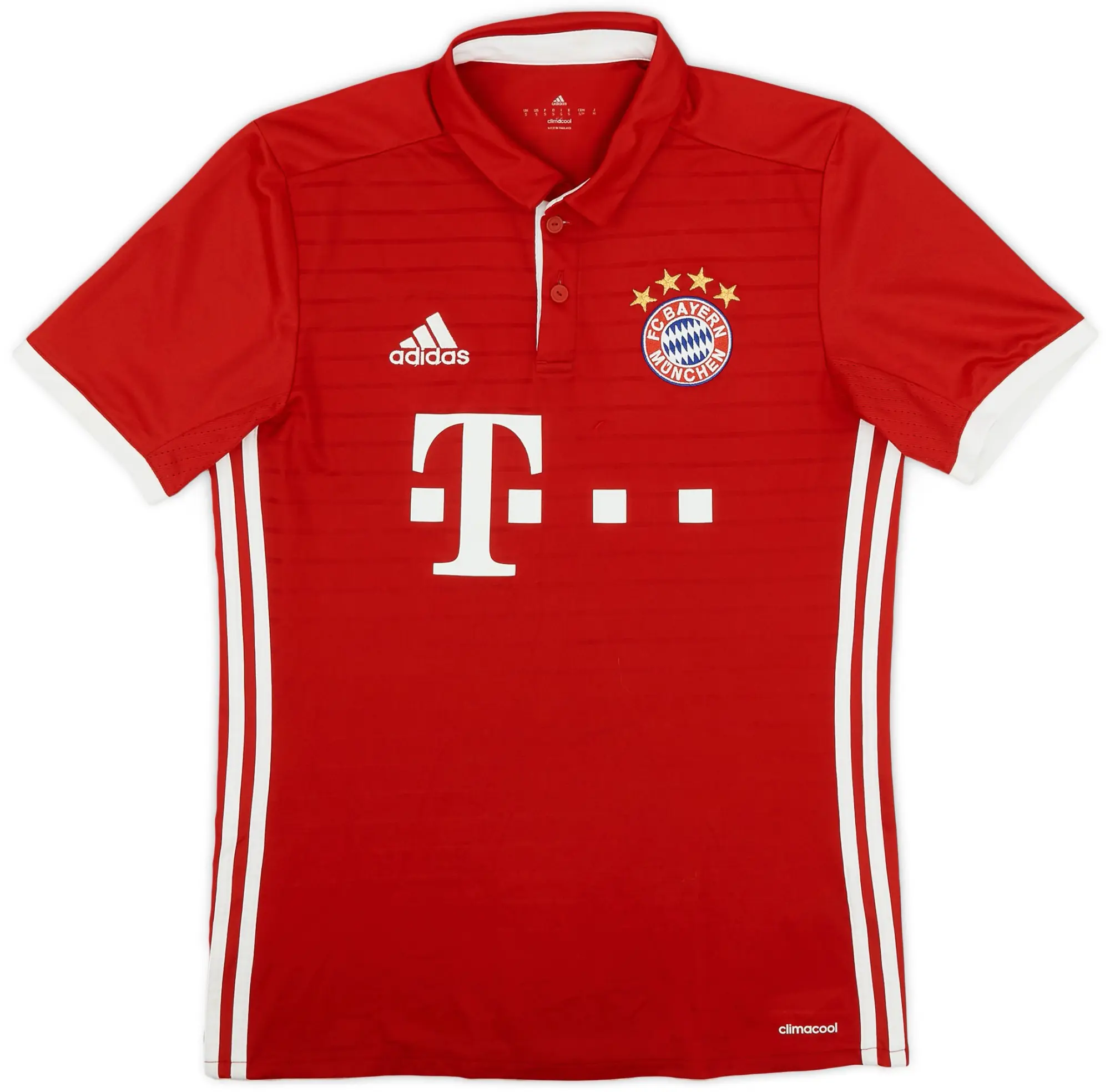 adidas 2016-17 Bayern Munich Home Shirt - 8/10 - (S)