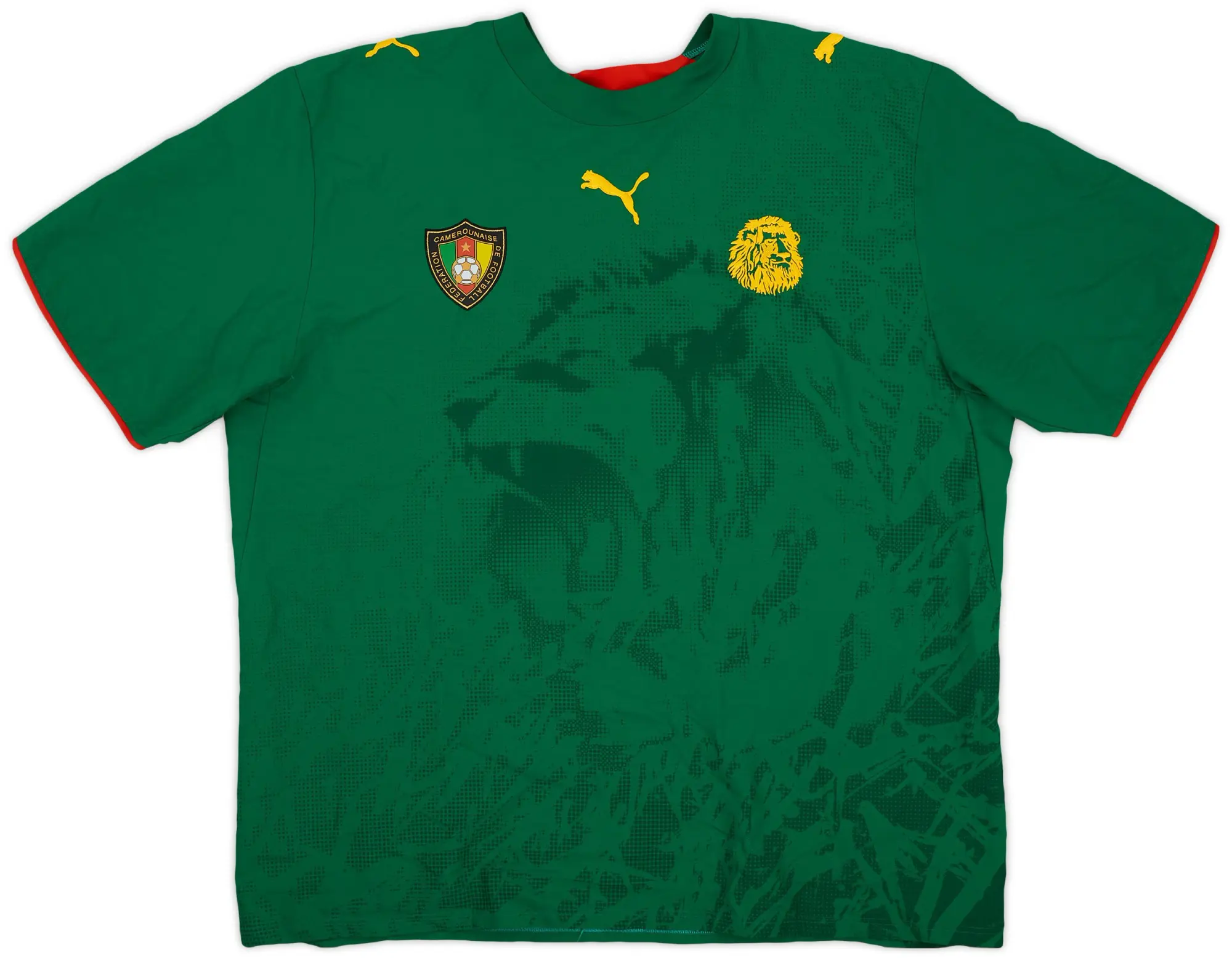 Puma 2006-08 Cameroon Home Shirt - 9/10 - (XXL)