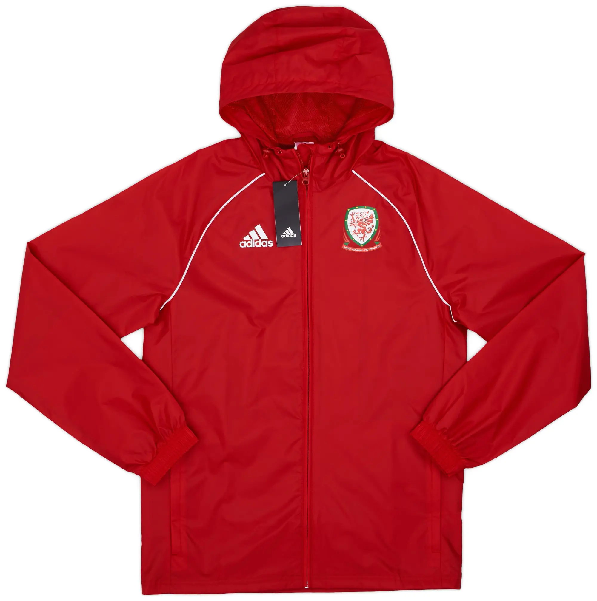 2018-19 Wales adidas Rain Jacket - As New - (S)