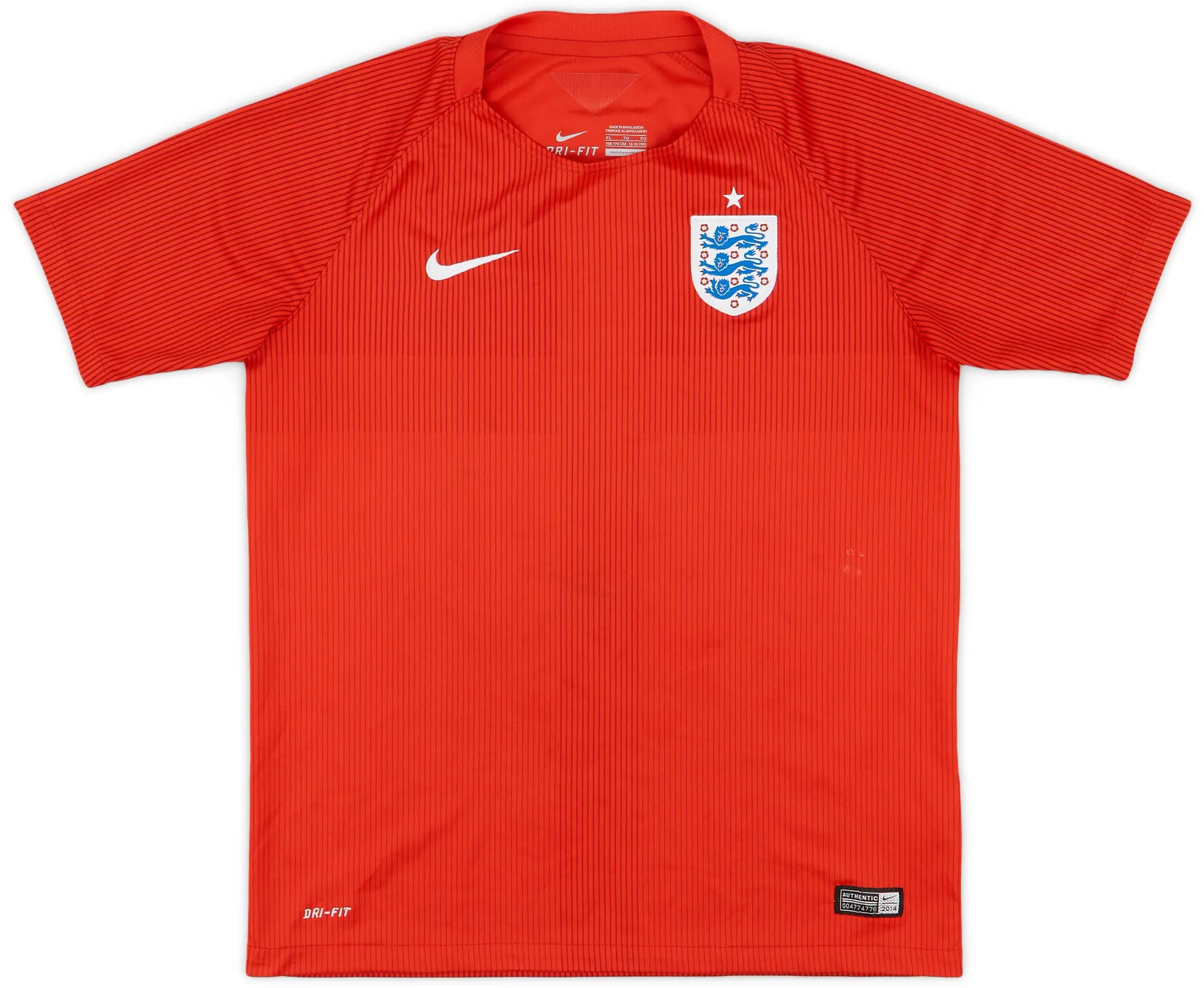 Nike 2014-15 England Away Shirt - 8/10 - (XL.Boys)