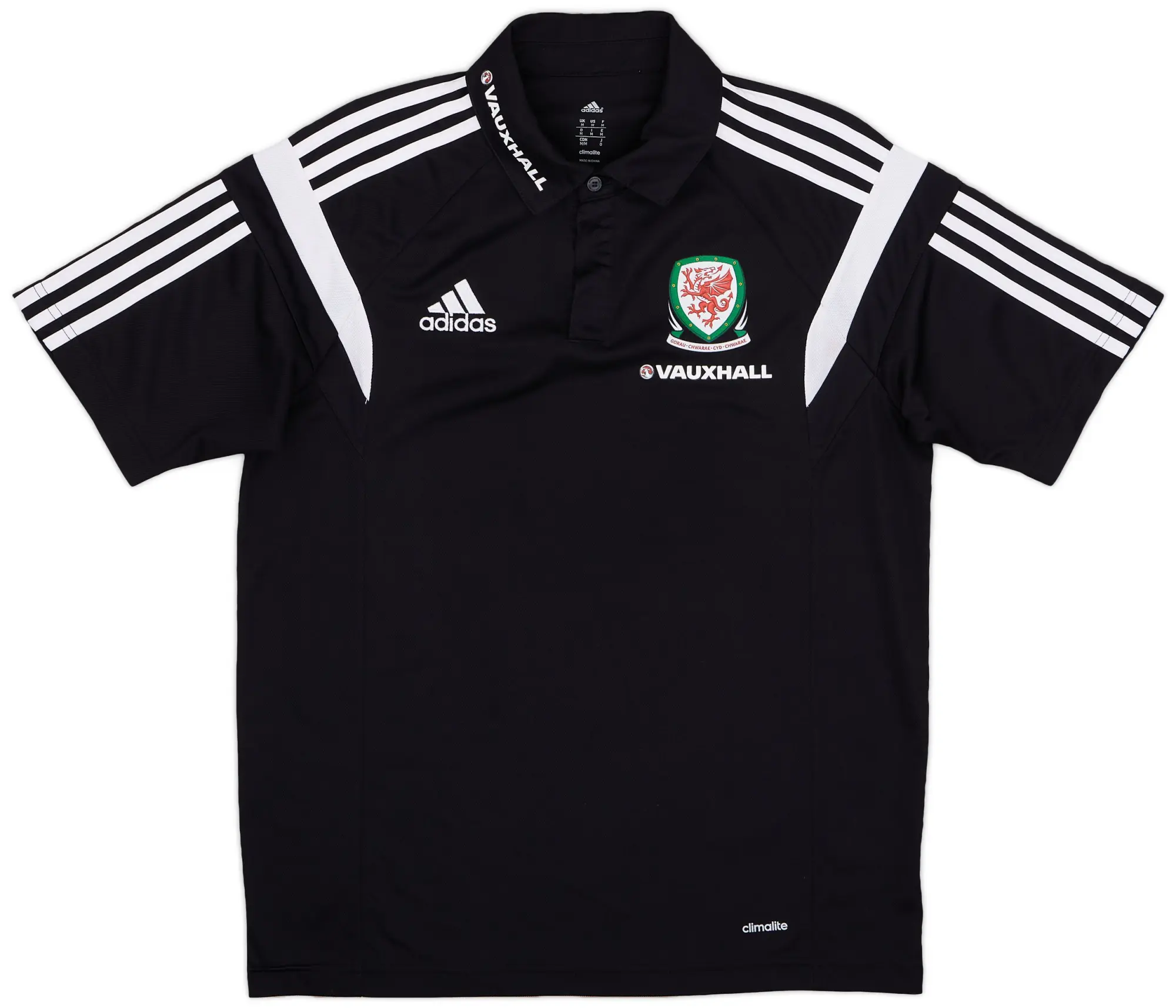 2014-15 Wales adidas Polo T-Shirt - 5/10 - (S)