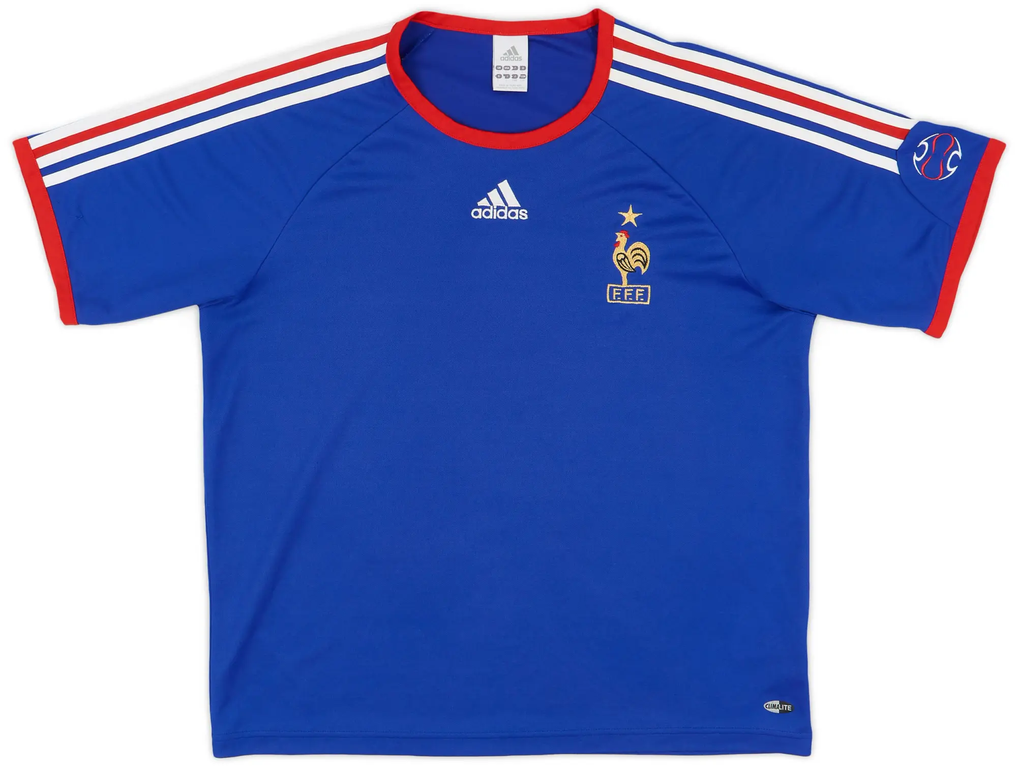 2006-08 France adidas Training Shirt - 8/10 - (L)