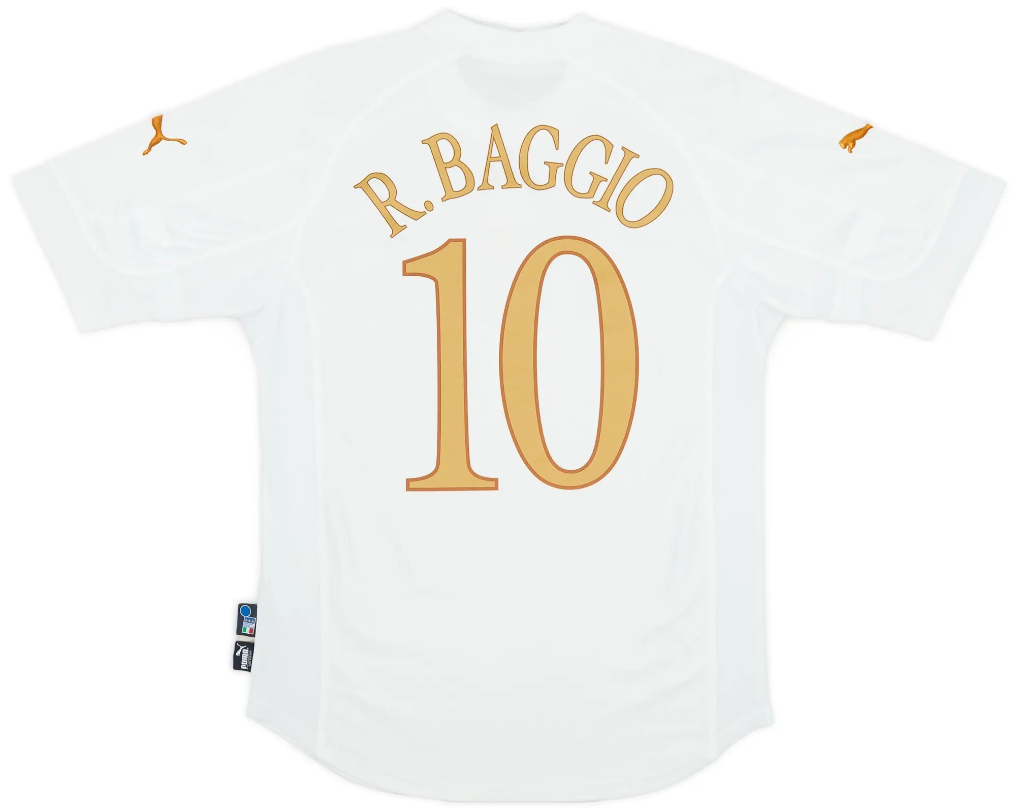 Puma 2004-06 Italy Away Shirt Baggio #10 - 6/10 - (S)