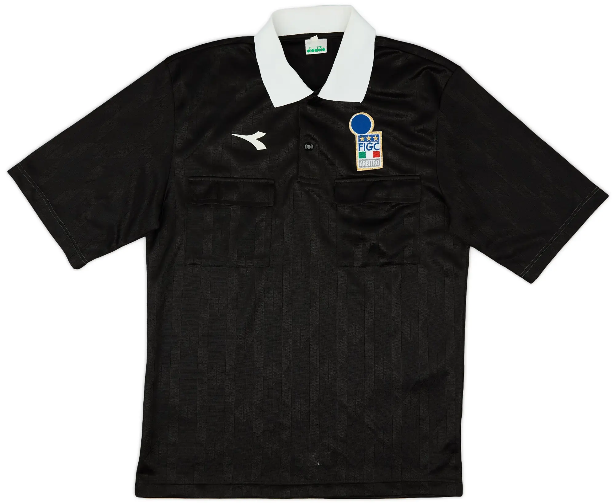 1990s Italy FIGC Diadora Referee Shirt - 8/10 - (M)