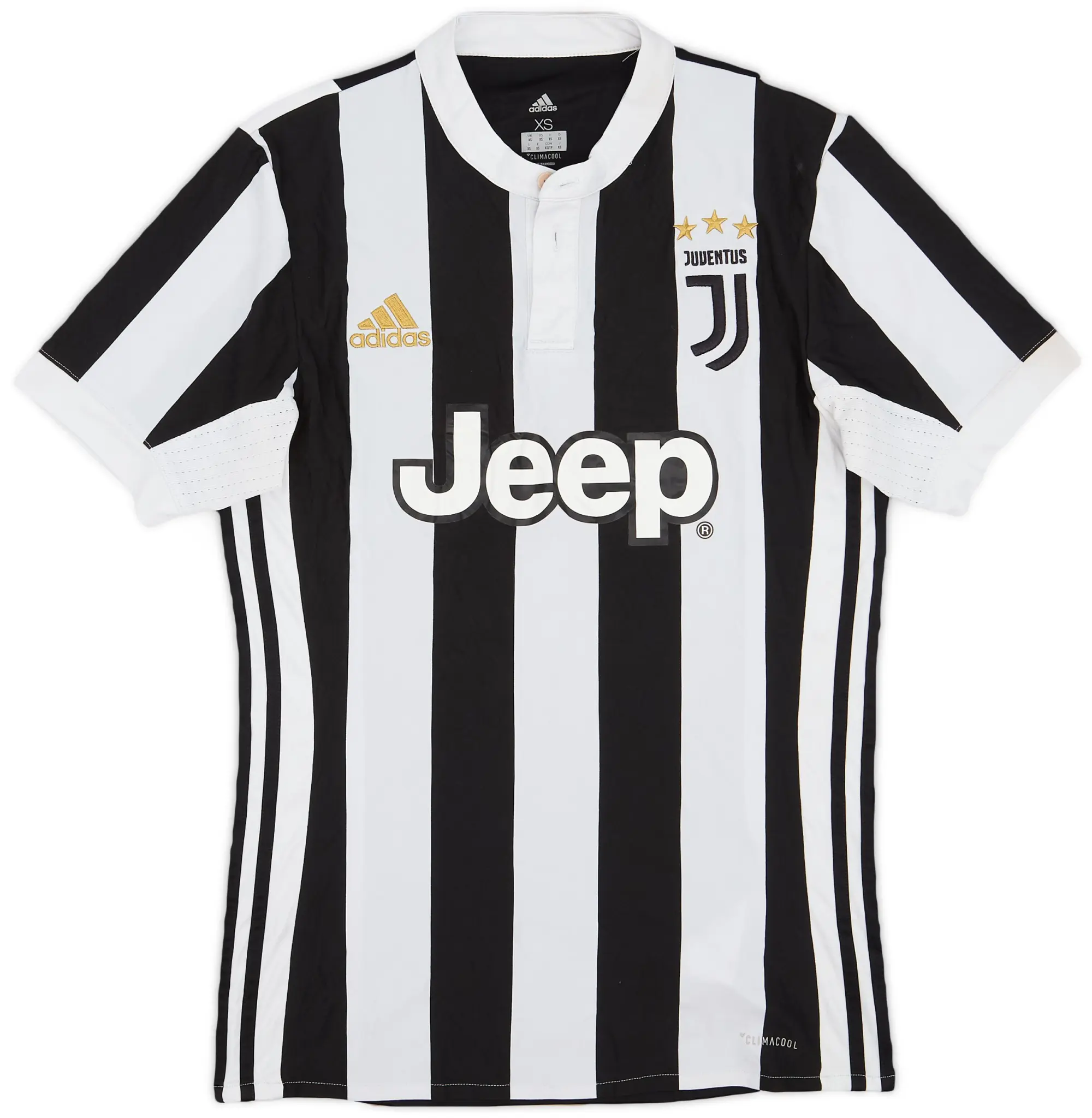 adidas 2017-18 Juventus Home Shirt - 7/10 - (XS)