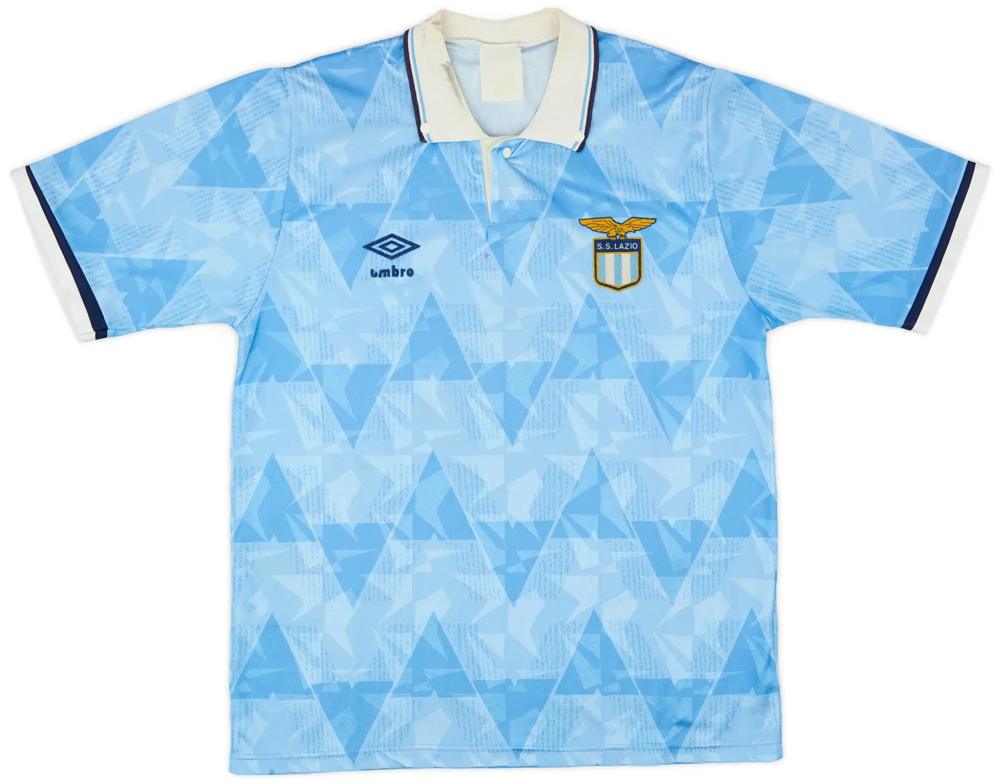 Umbro 1989-91 Lazio Home Shirt - 6/10 - (M)