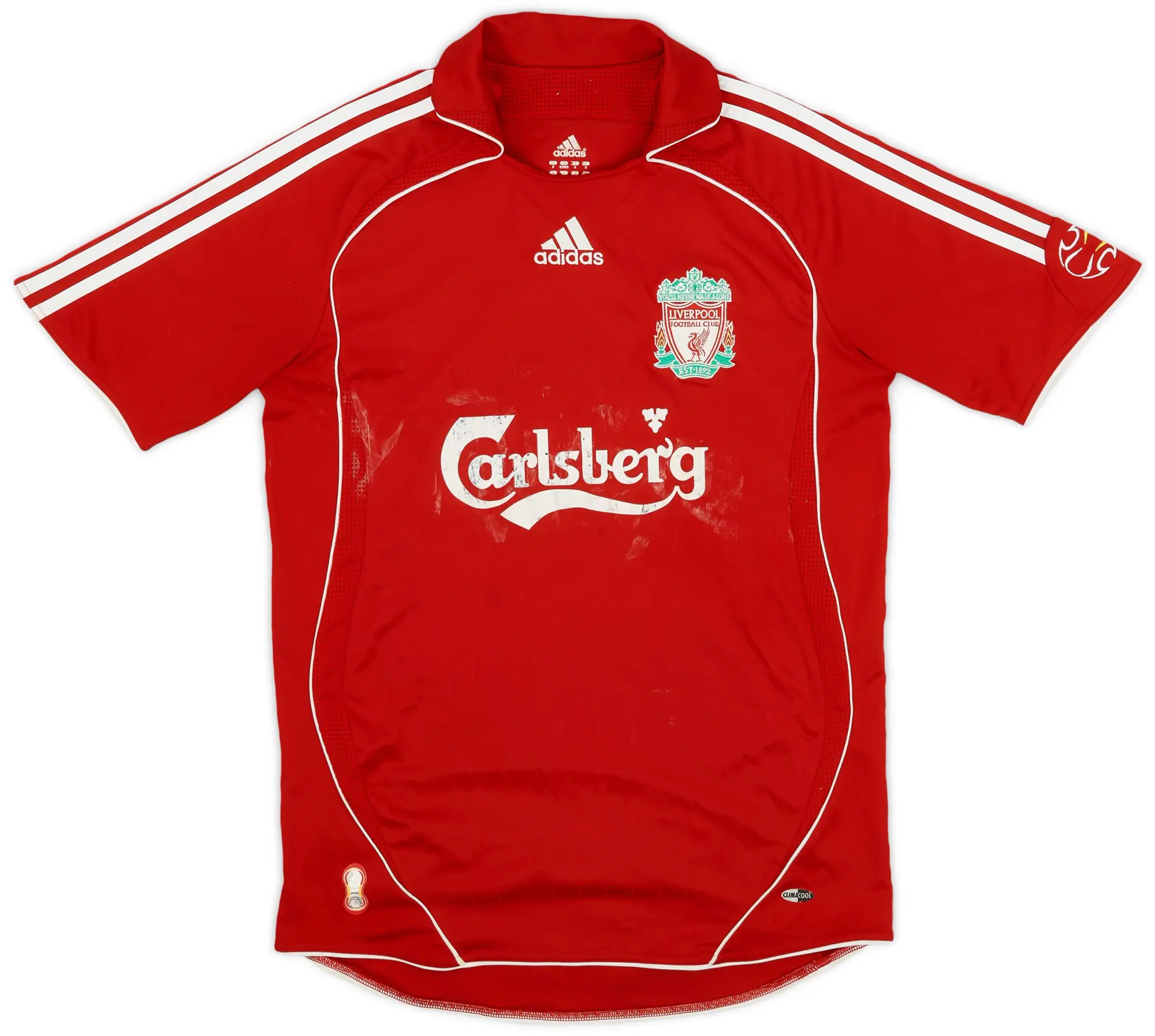 adidas 2006-08 Liverpool Home Shirt - 4/10 - (S)