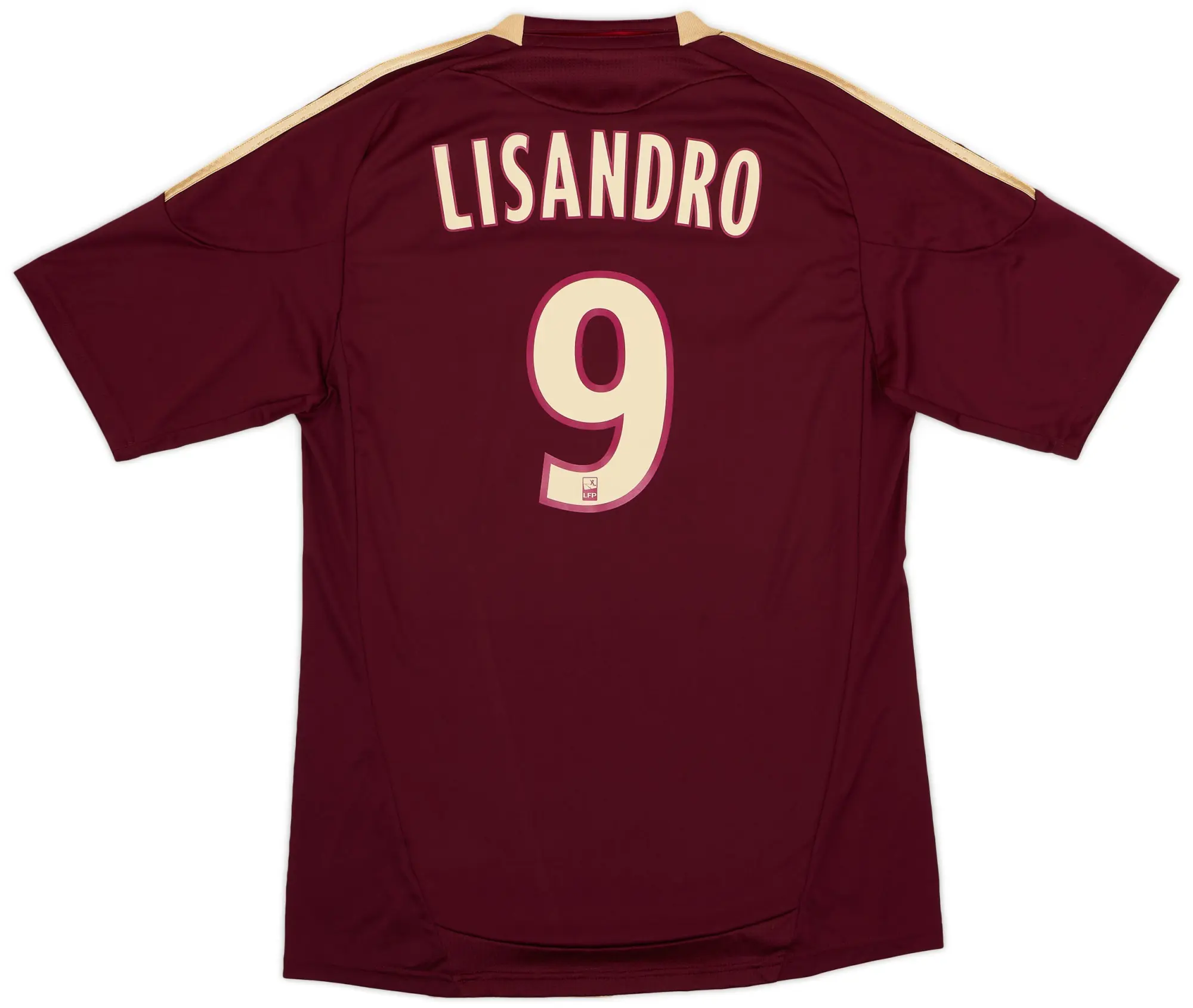 adidas 2010-11 Lyon Away Shirt Lisandro #9 - 8/10 - (L)