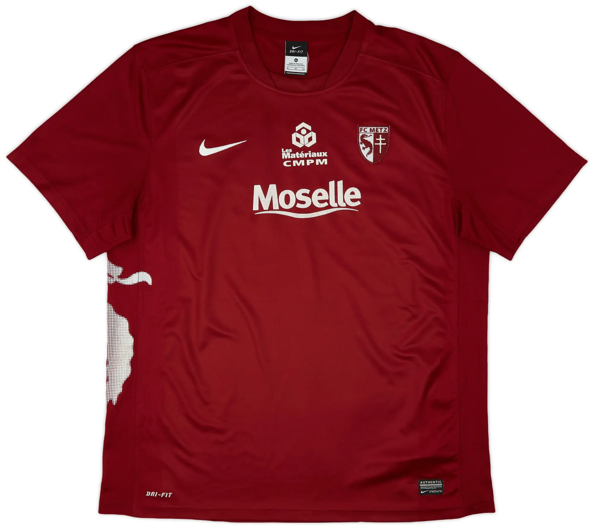 Nike 2012 13 Metz Home Shirt 7 10 XL MTZH12 400 FOOTY.COM