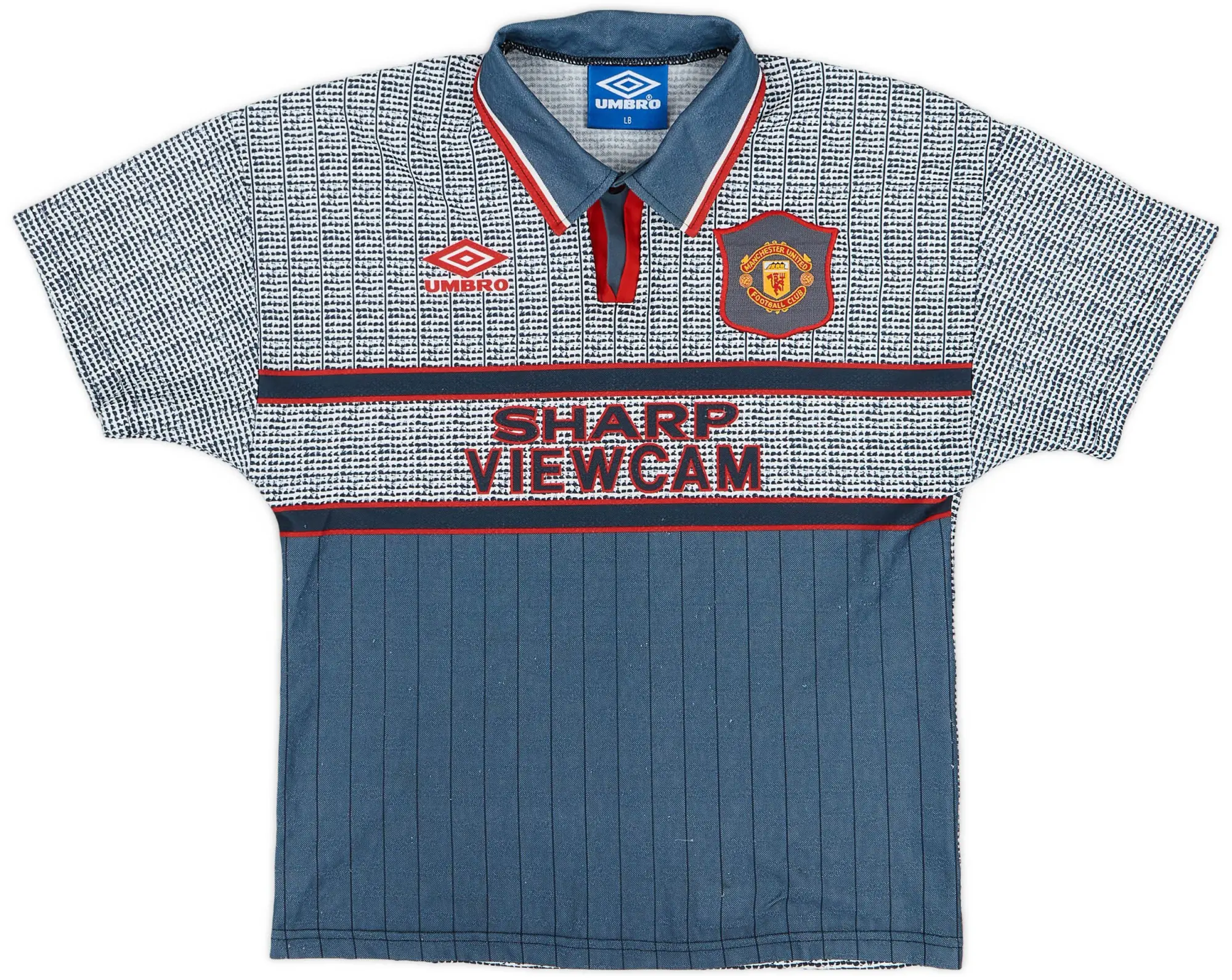 Umbro 1995-96 Manchester United Away Shirt - 8/10 - (L.Boys)