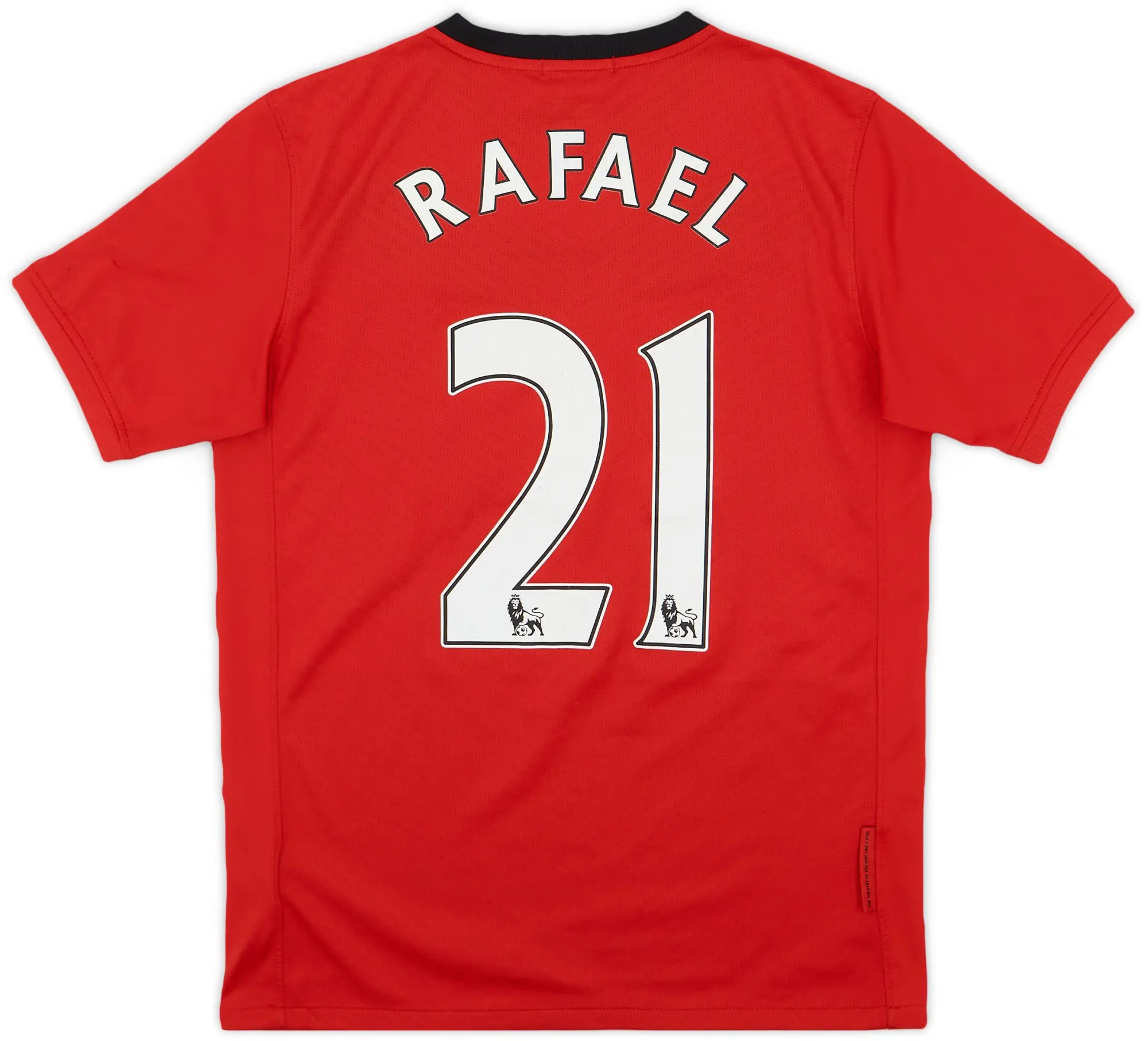 Nike 2009-10 Manchester United Home Shirt Rafael #21 - 8/10 - (XL.Boys)