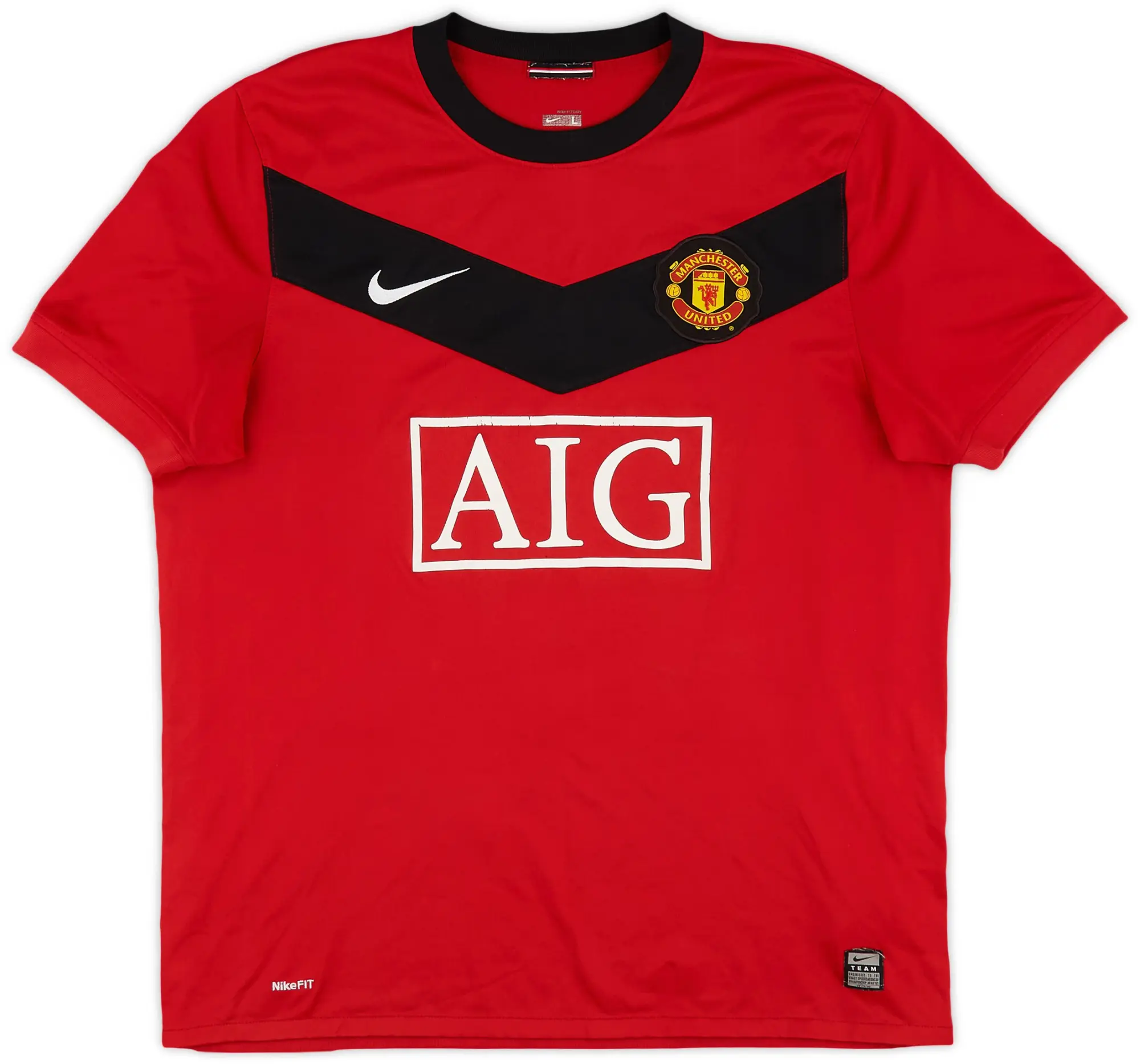 Nike 2009-10 Manchester United Home Shirt Rafael #21 - 8/10 - (XL.Boys)