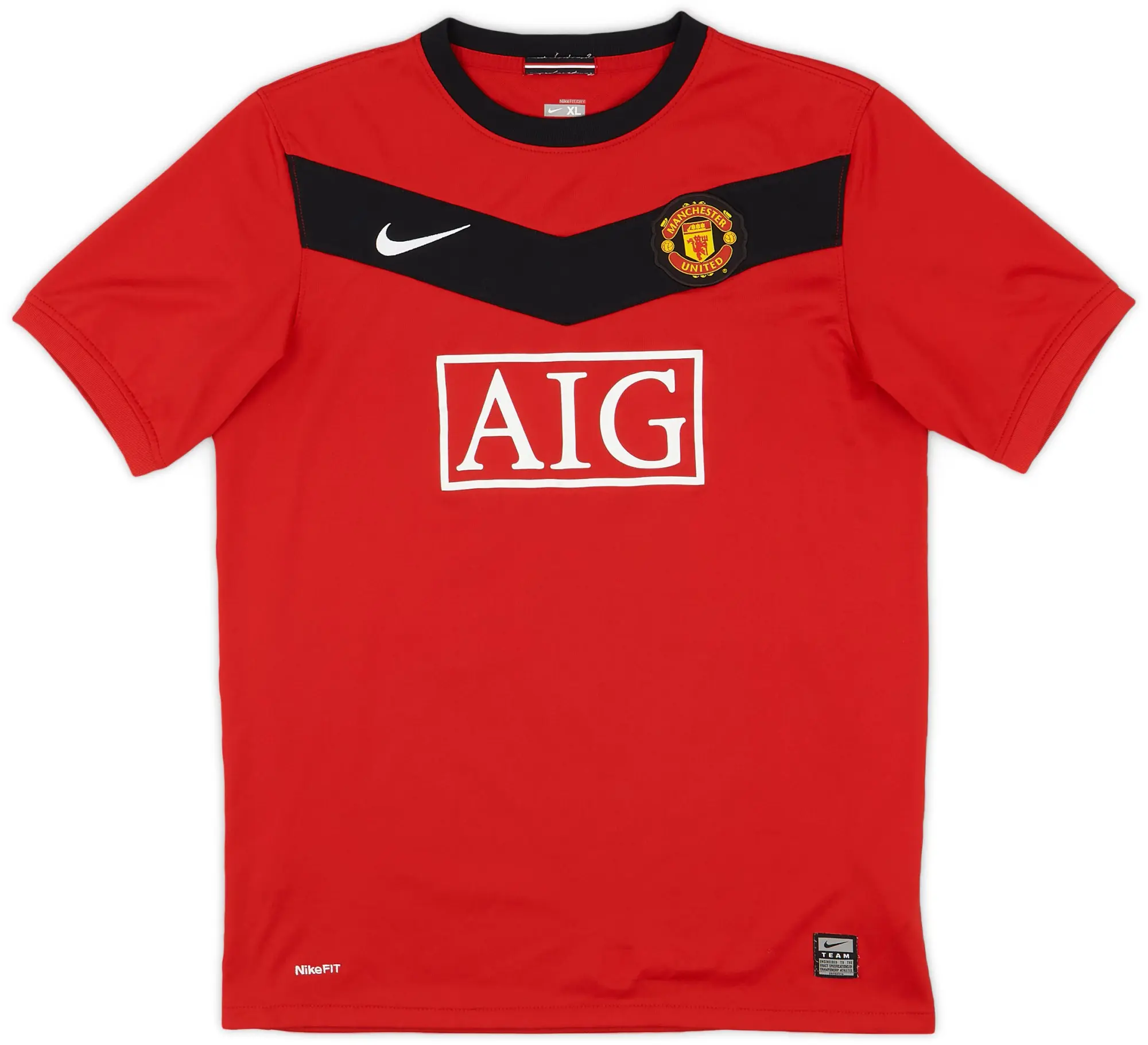 Nike 2009-10 Manchester United Home Shirt Rafael #21 - 8/10 - (XL.Boys)