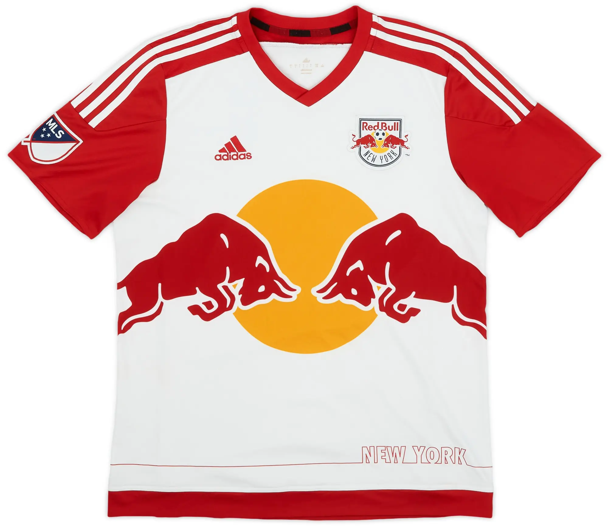 adidas 2015-16 New York Red Bulls Home Shirt - 7/10 - (L)