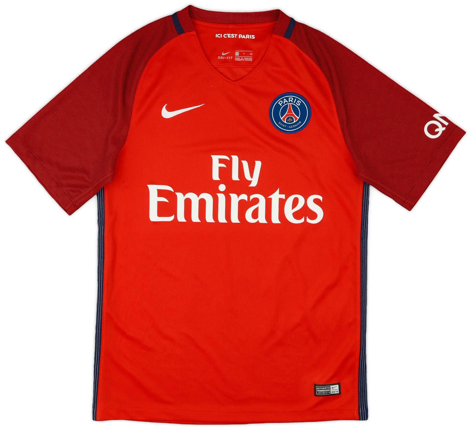 Nike 2016-17 Paris Saint-Germain Away Shirt - 8/10 - (L.Boys)