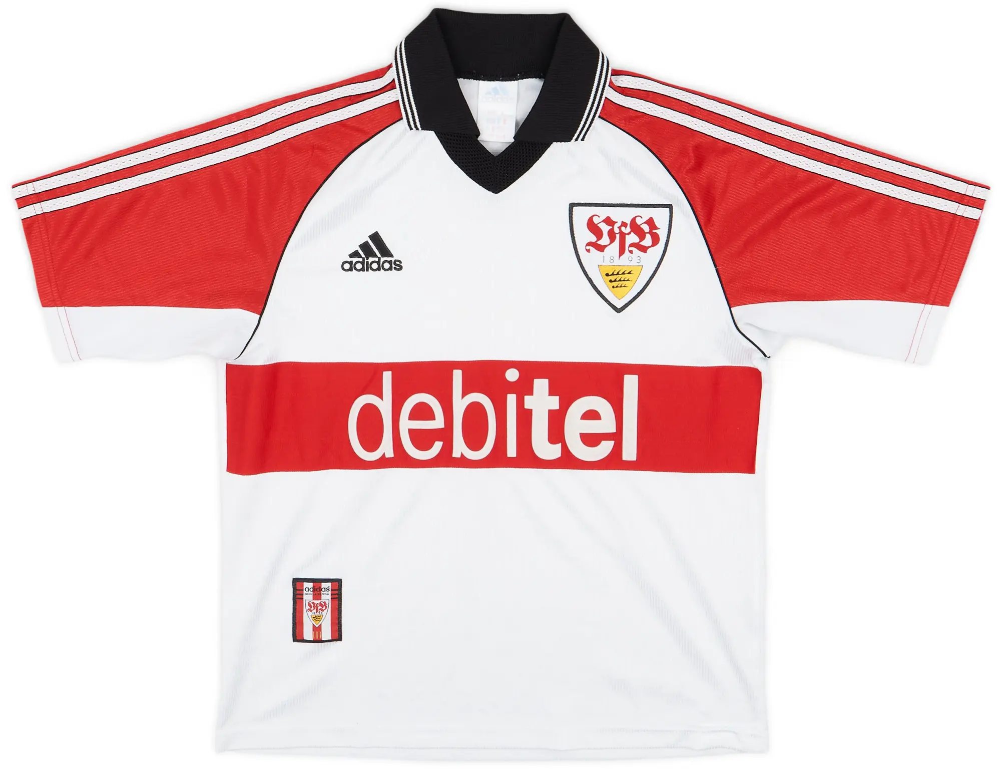 adidas 1999-00 Stuttgart Home Shirt - 9/10 - (XL.Boys)
