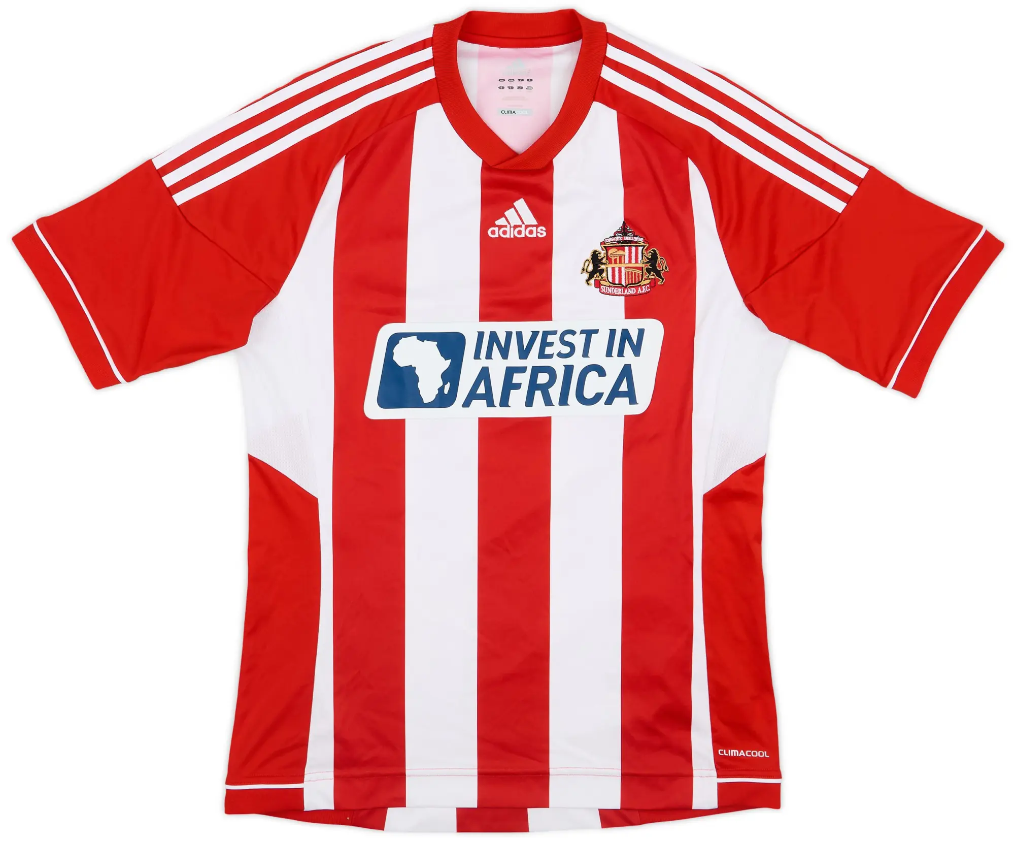 adidas 2012-13 Sunderland Home Shirt - 9/10 - (M)