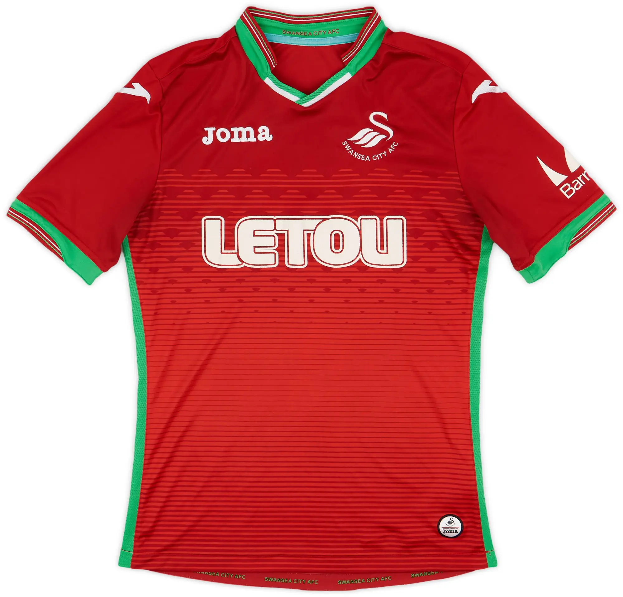 Joma 2017-18 Swansea Away Shirt - 7/10 - (S)