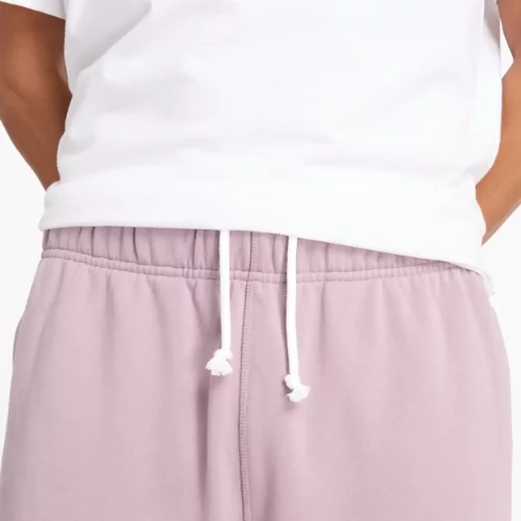 New Balance Men's Athletics French Terry Jogger in Purple Cotton