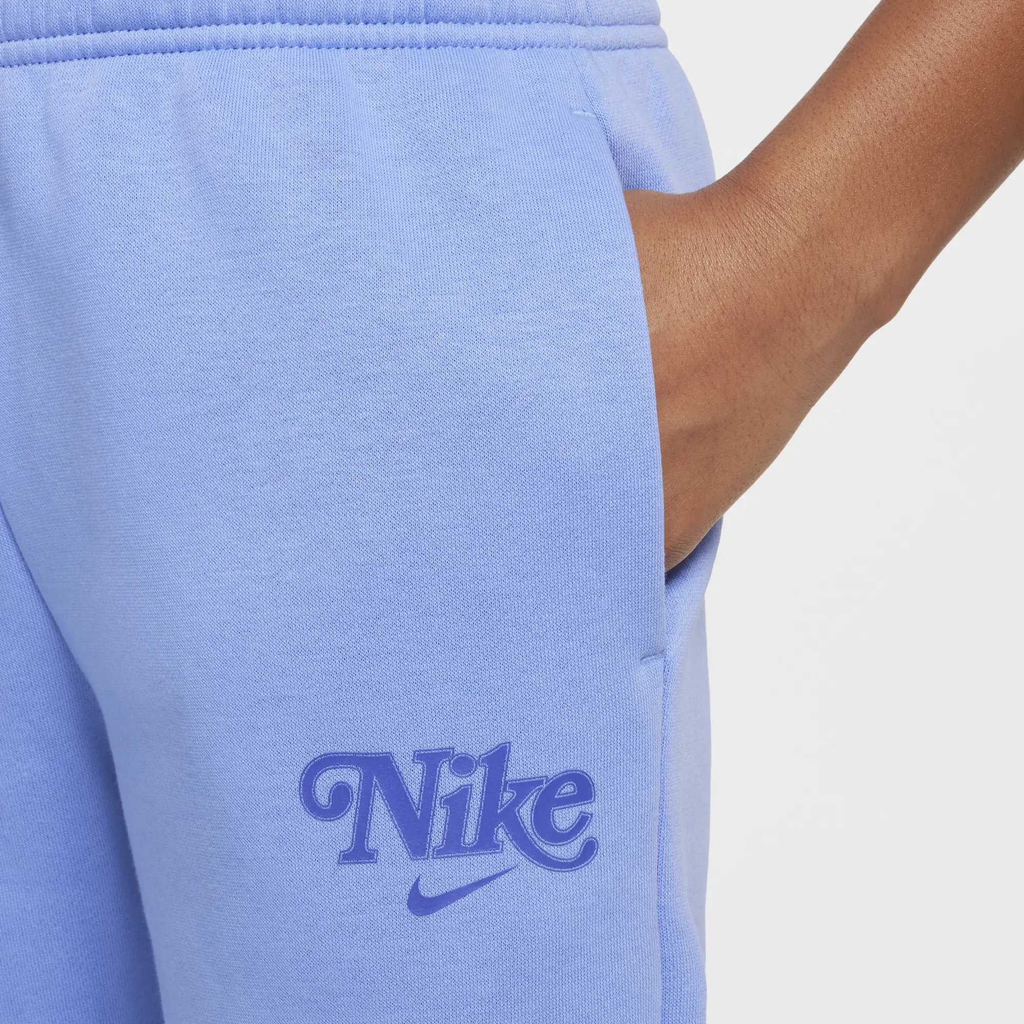 Nike Girls Trend Fleece Pant - Blue - Size XL/G - Blue