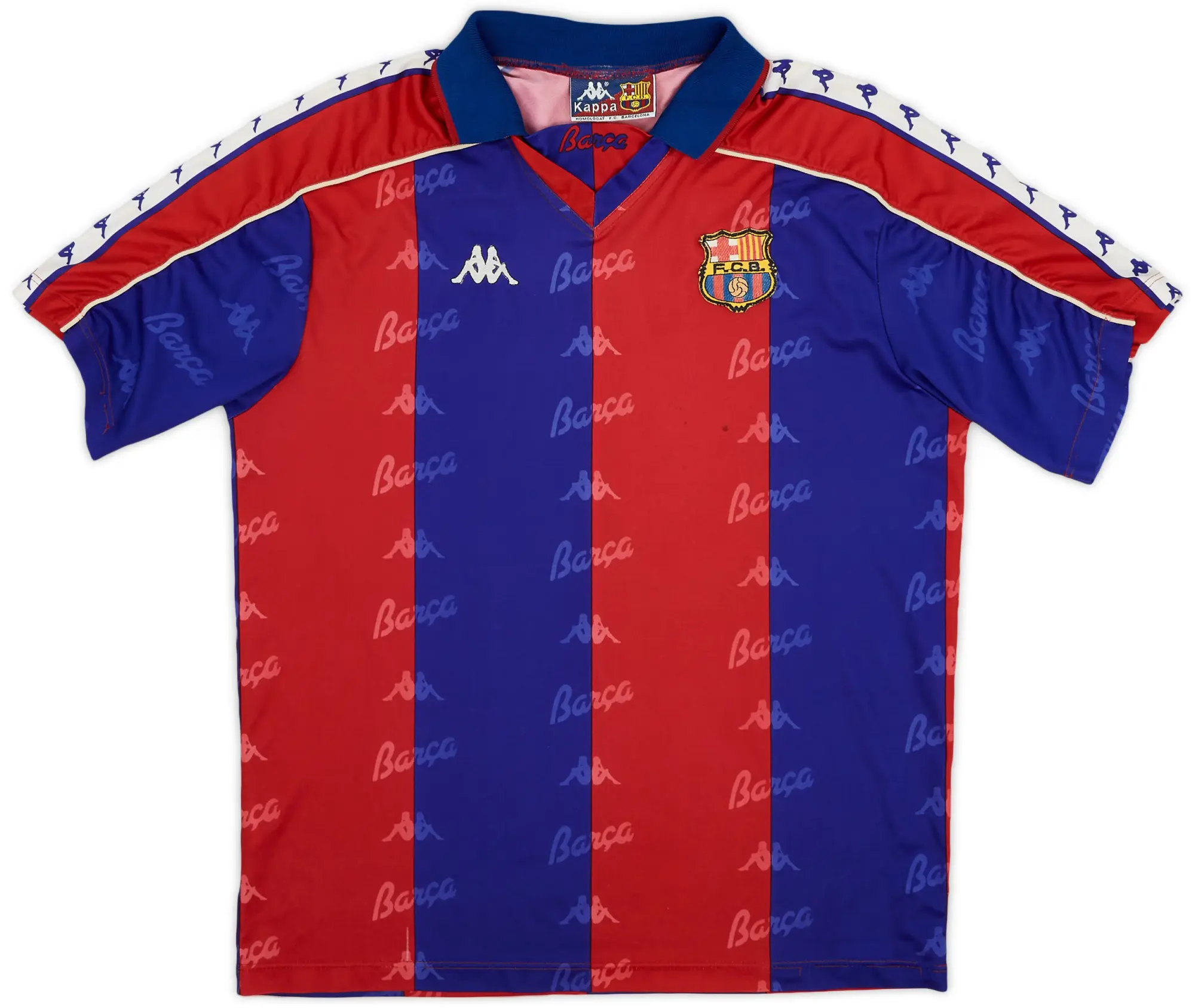 Kappa 1992-95 Barcelona Home Shirt - 6/10 - (S)