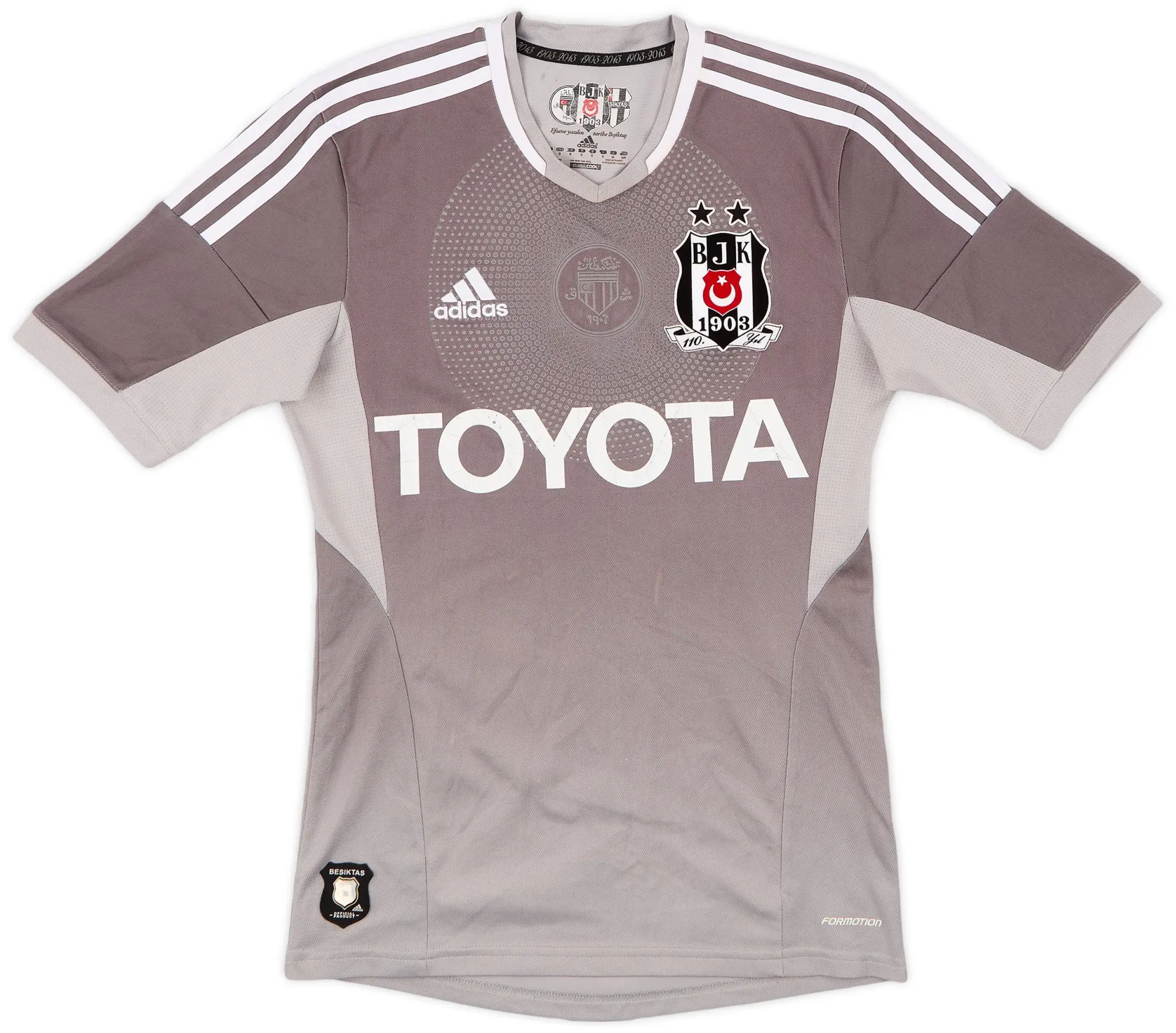 adidas 2013-14 Besiktas '110 yil' Third Shirt - 6/10 - (S)