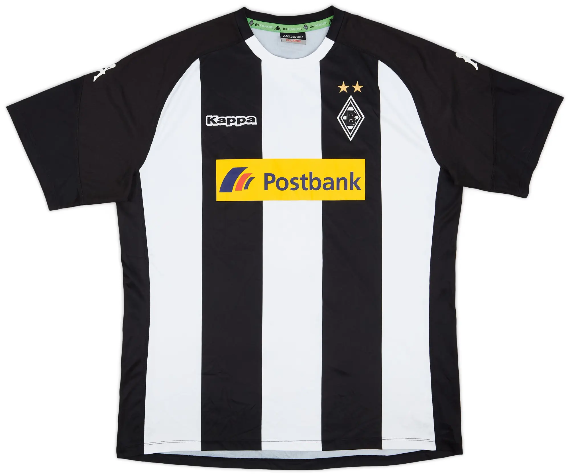 Kappa 2017-18 Borussia Monchengladbach Third Shirt - 8/10 - (XXL)
