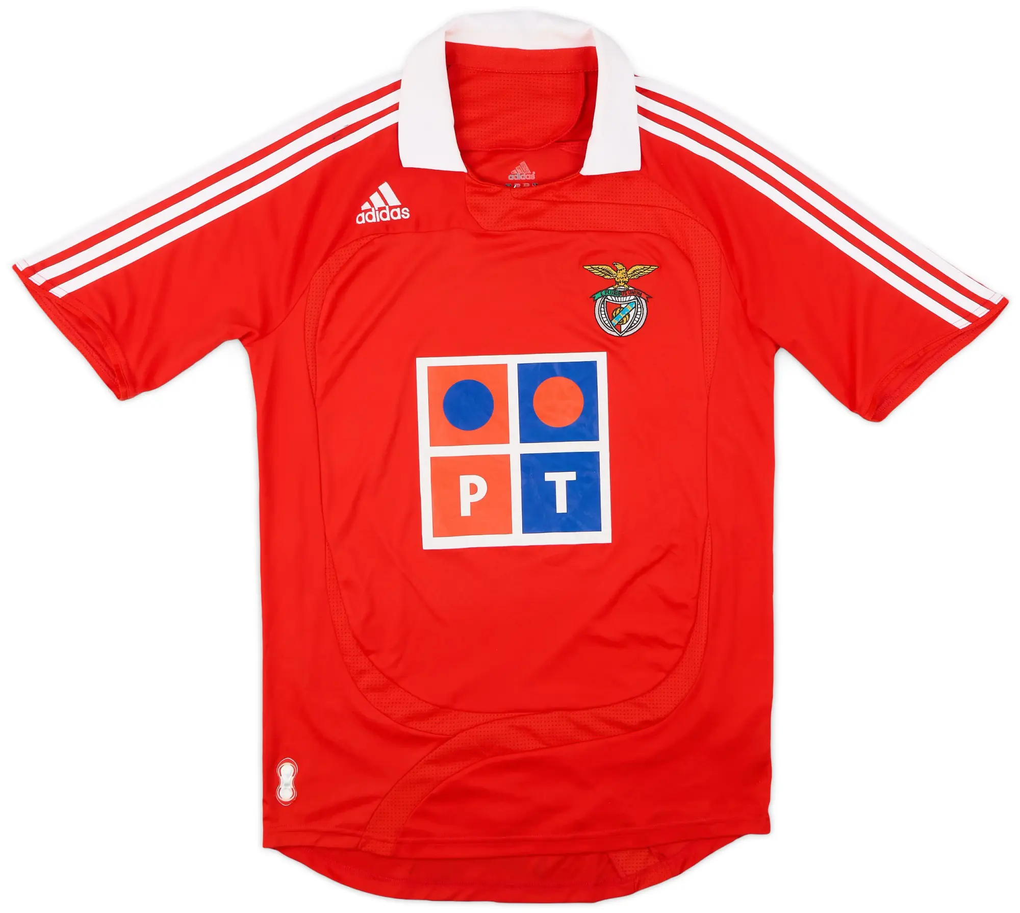 adidas 2007-08 Benfica Home Shirt - 6/10 - (S)