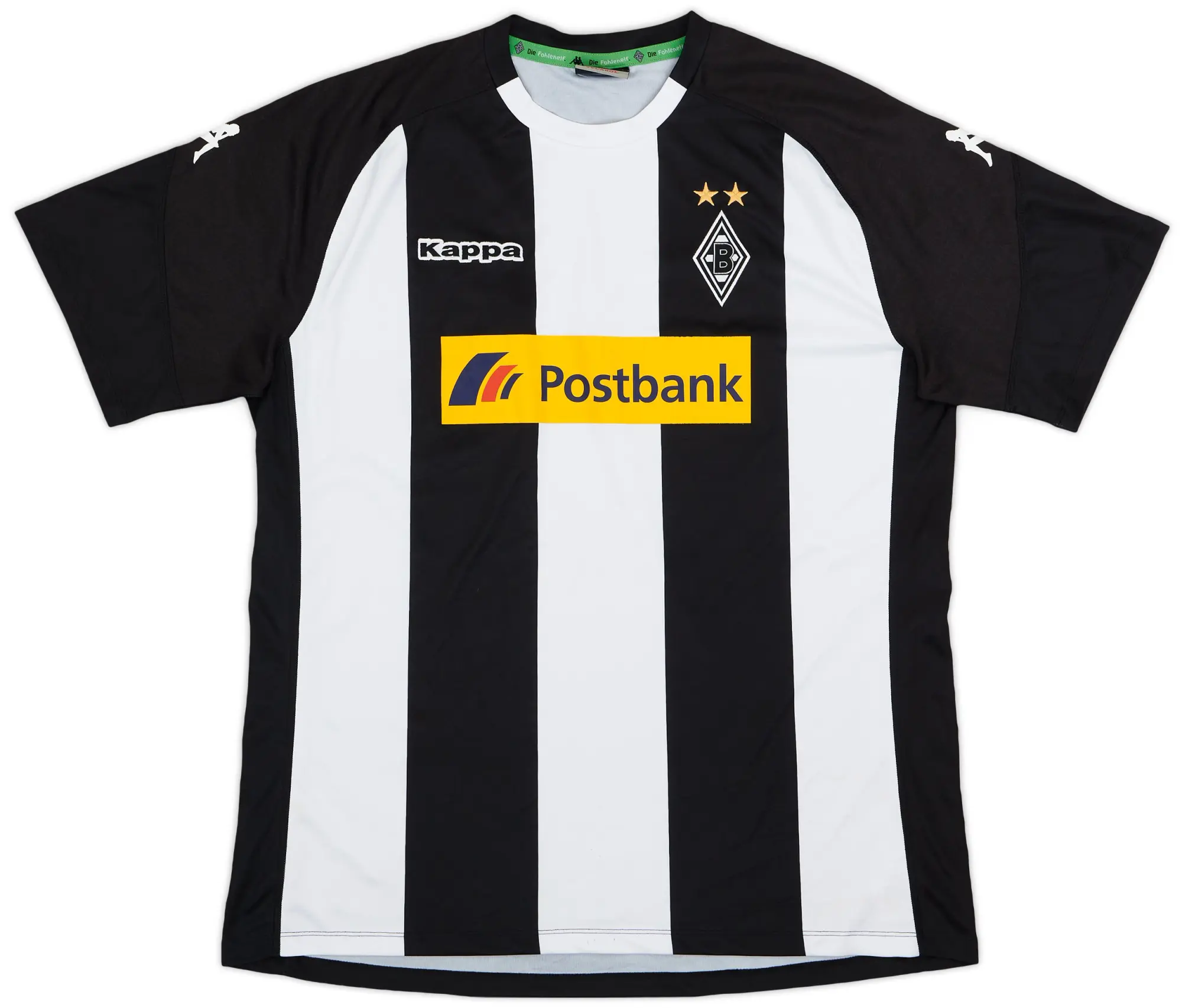 Kappa 2017-18 Borussia Monchengladbach Third Shirt - 8/10 - (XXL)
