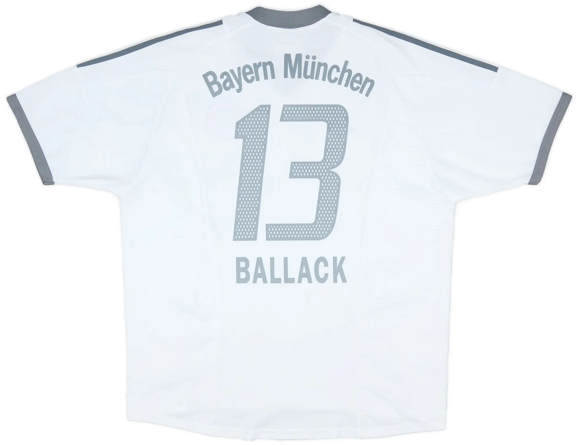 adidas 2002-03 Bayern Munich Away Shirt Ballack #13 - 7/10 - (XXL)