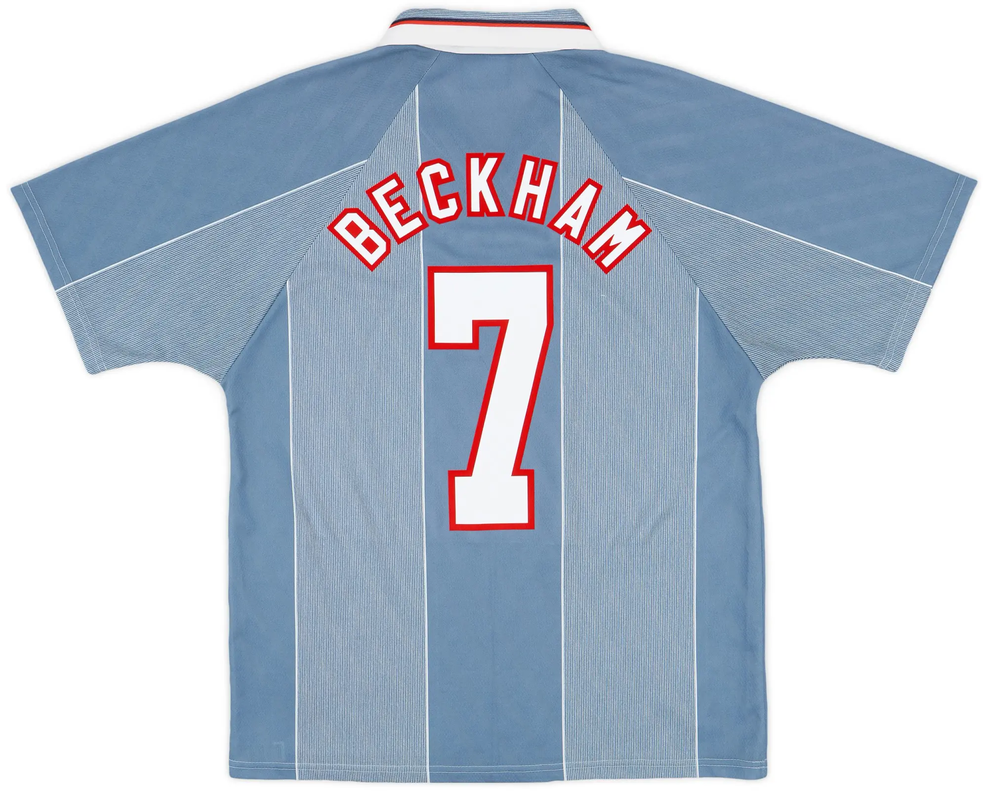 Umbro 1996-97 England Away Shirt Beckham #7 - 9/10 - (L)