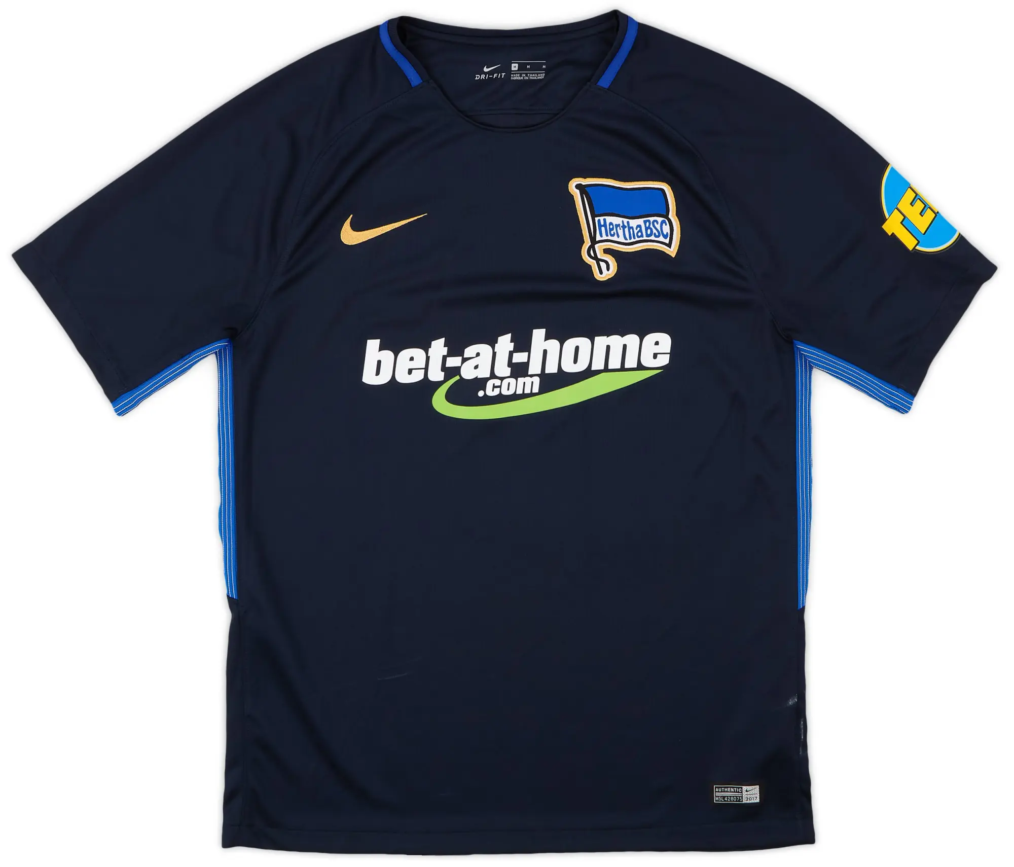 Nike 2017-18 Hertha Berlin Away Shirt - 7/10 - (M)