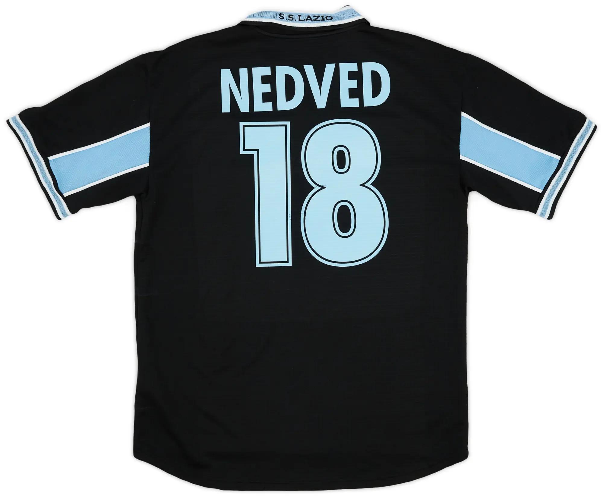 Puma 1998-99 Lazio Away Shirt Nedved #18 - 8/10 - (XL)