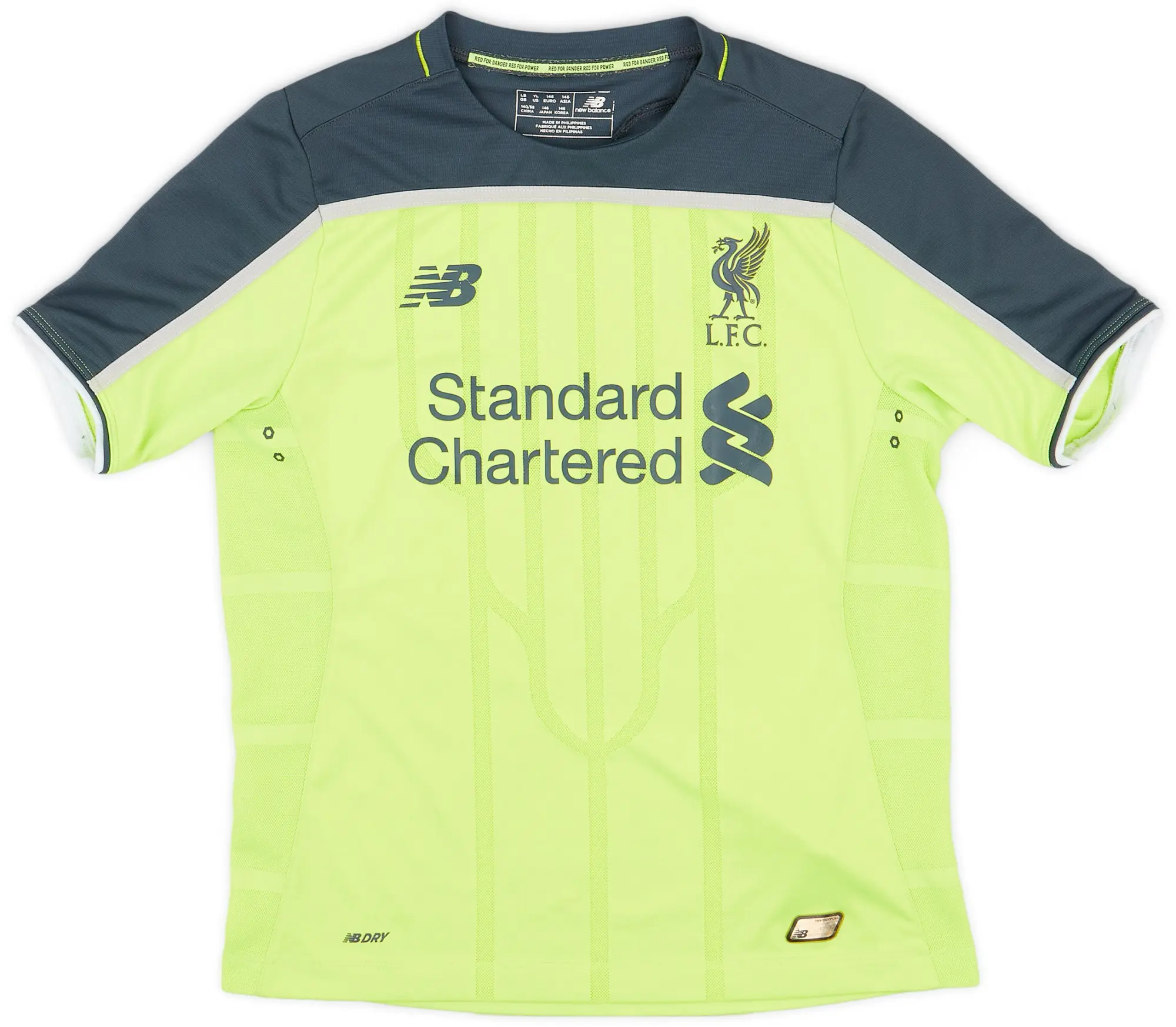 NewBalance 2016-17 Liverpool Third Shirt - 6/10 - (L.Boys)