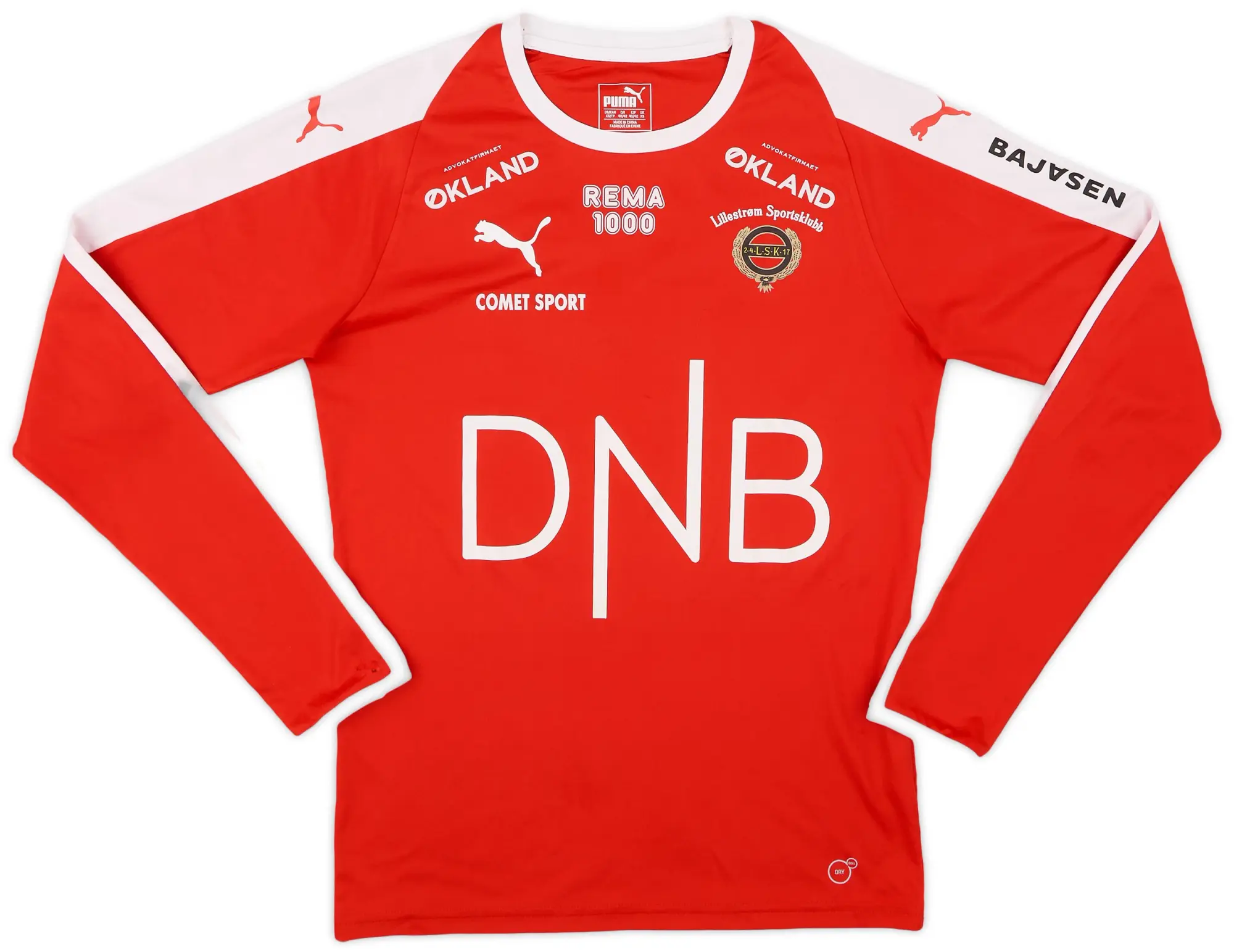 Puma 2010s Lillestrom Away L/S Shirt #12 - 9/10 - (XS)