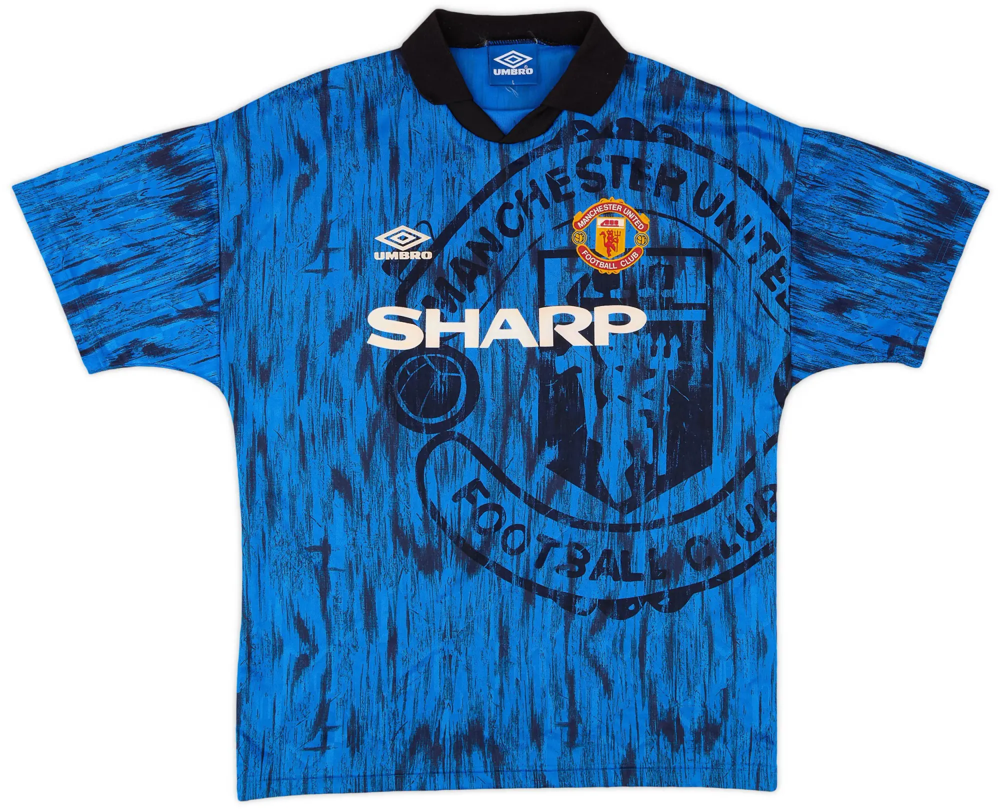 Umbro 1992-93 Manchester United Away Shirt - 8/10 - (L)
