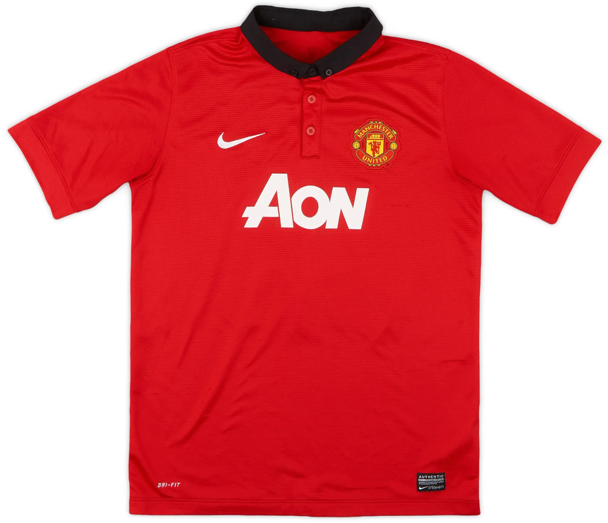Nike 2013-14 Manchester United Home Shirt Champions #20 - 8/10 - (XL.Boys)