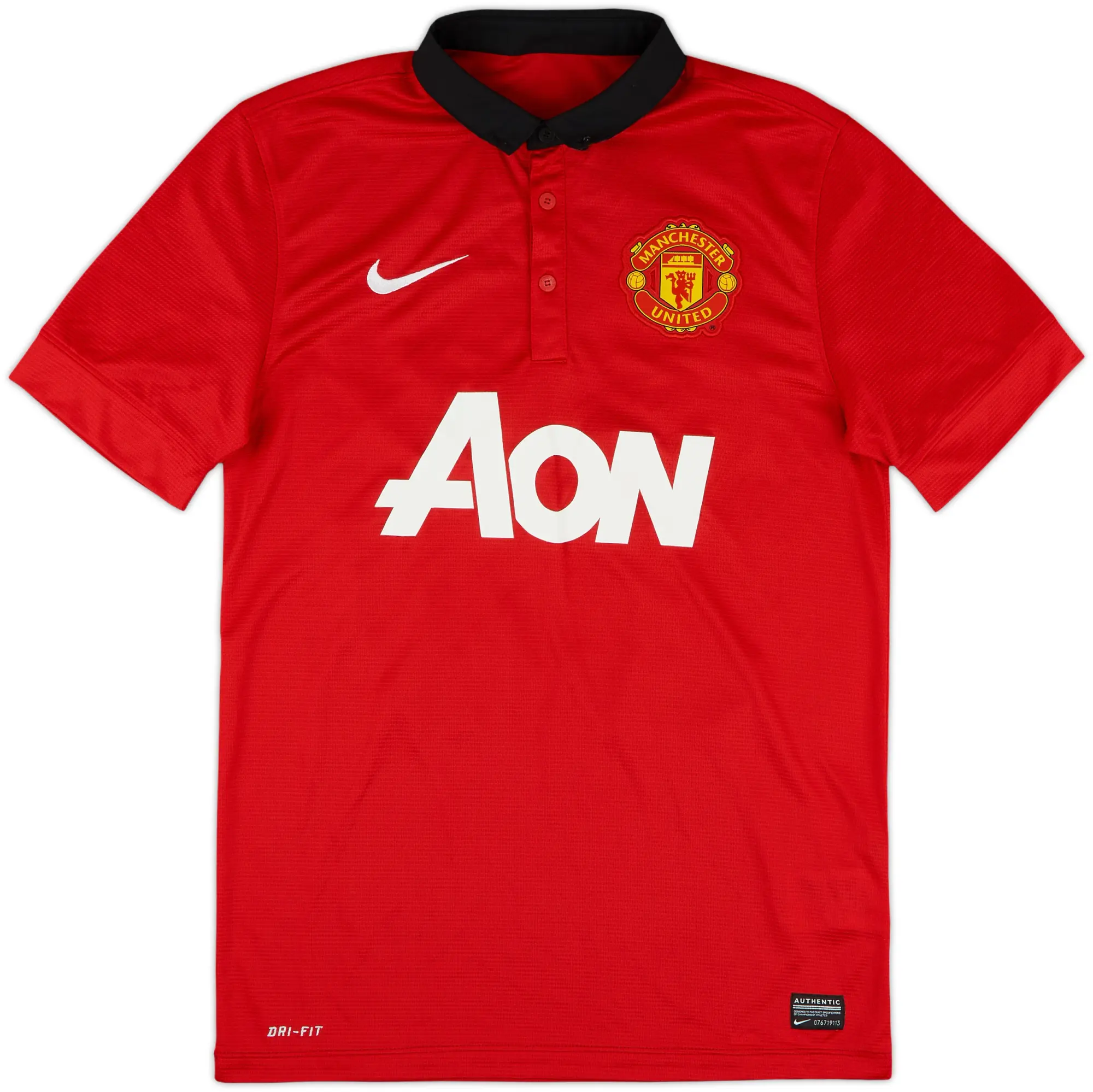 Nike 2013-14 Manchester United Home Shirt Champions #20 - 8/10 - (XL.Boys)