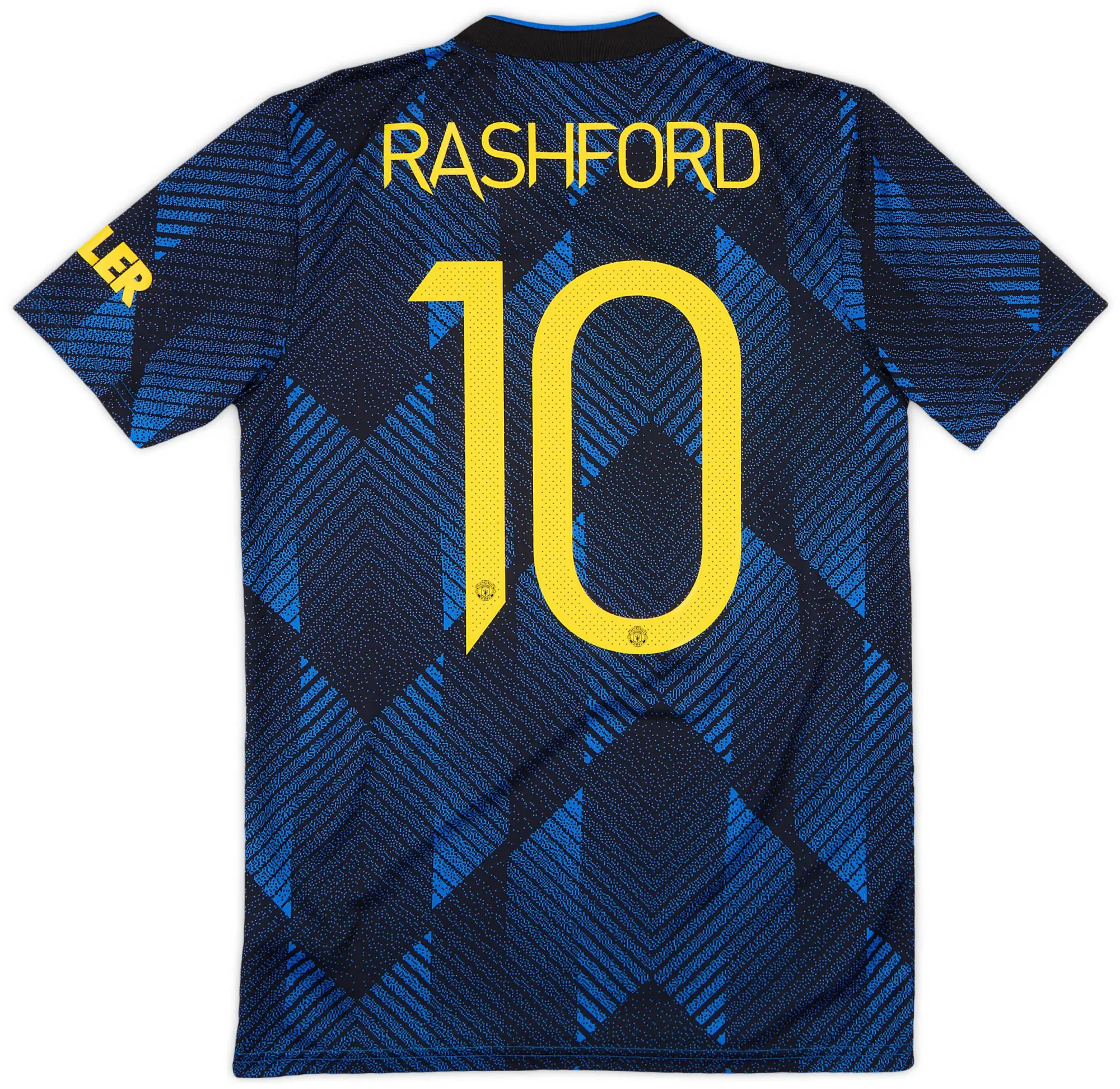 adidas 2021-22 Manchester United Third Shirt Rashford #10 - 10/10 - (S)
