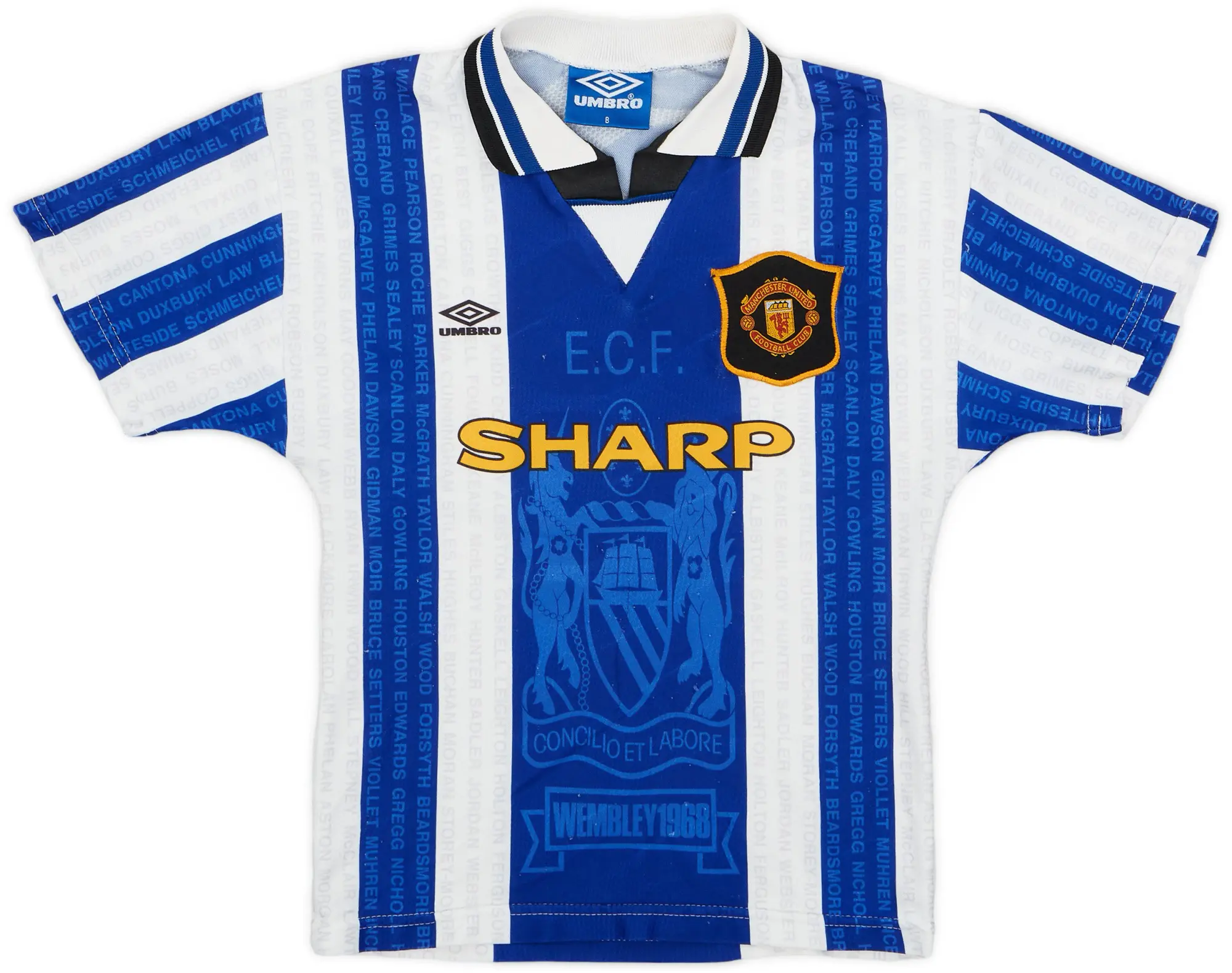 Umbro 1994-96 Manchester United Third Shirt - 7/10 - (S.Boys)